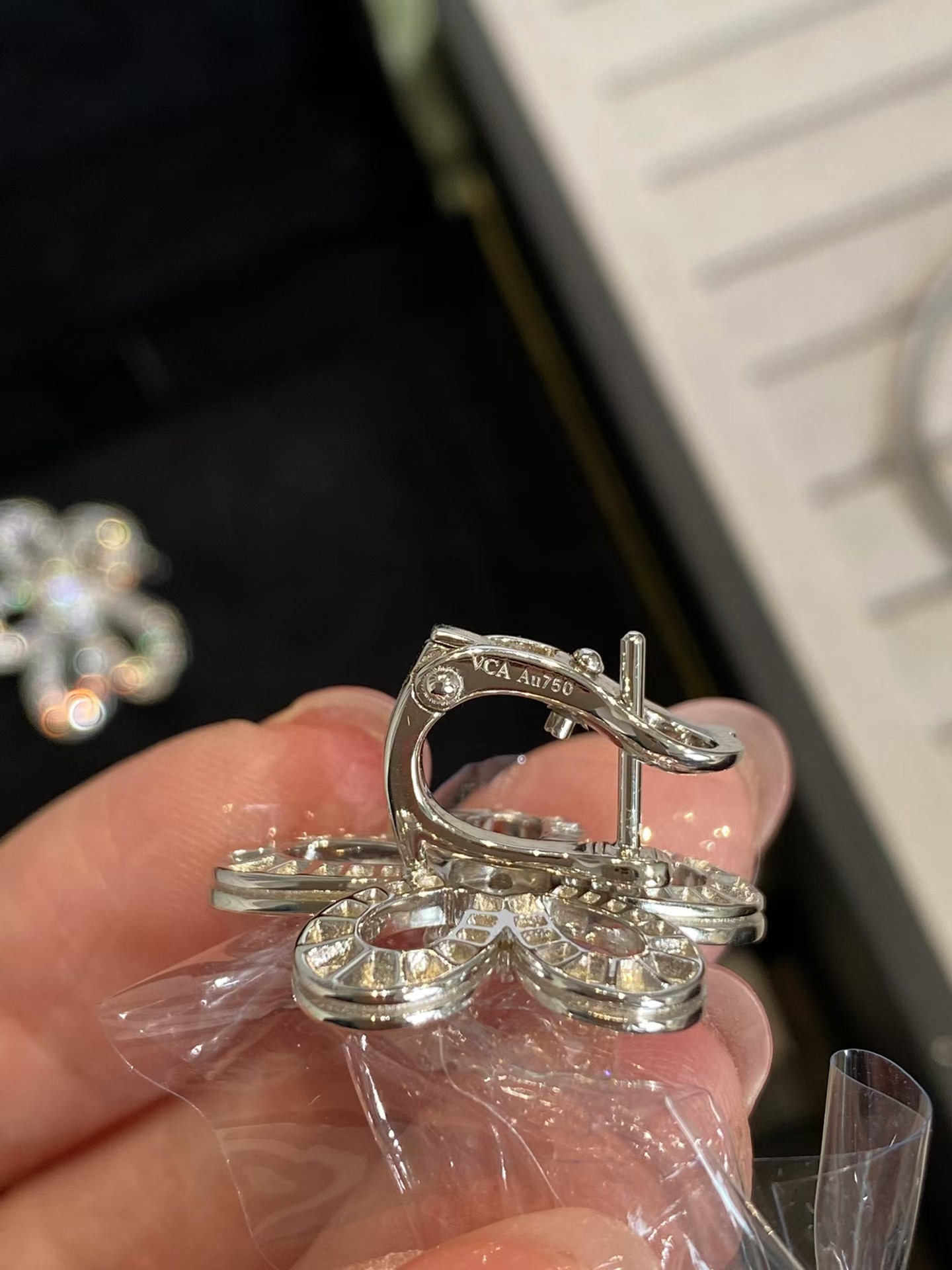VCA Flowerlace Earrings - Original Replica Club