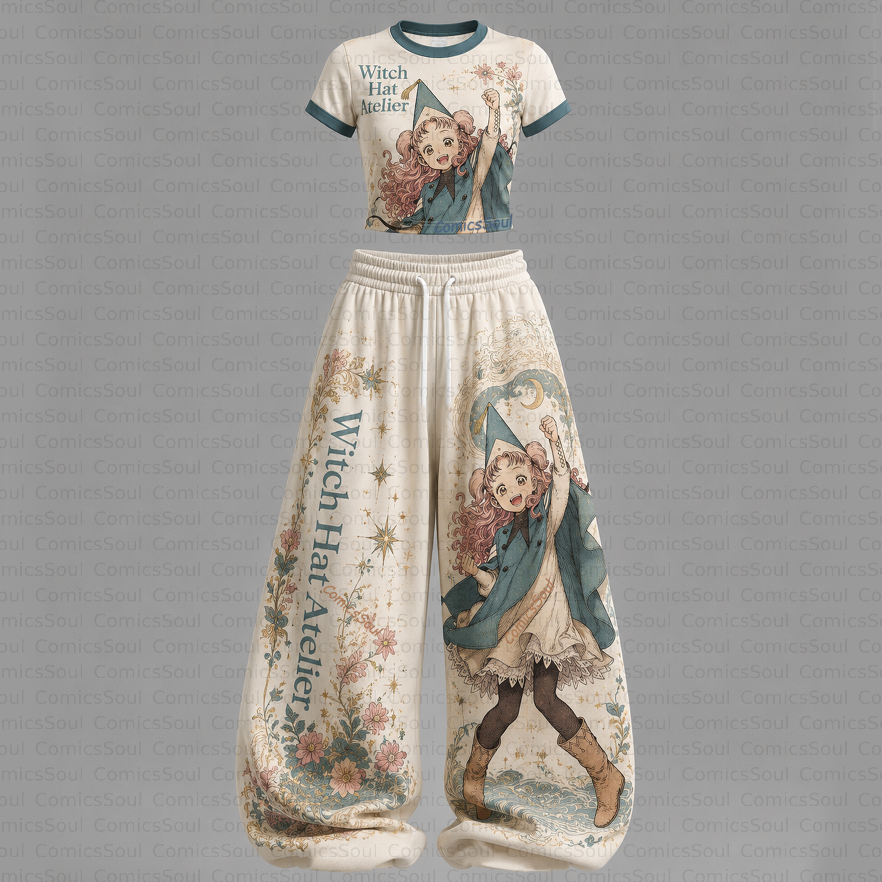 Witch Hat Atelier T-Shirt & Elasticated Trousers Two-Piece Set