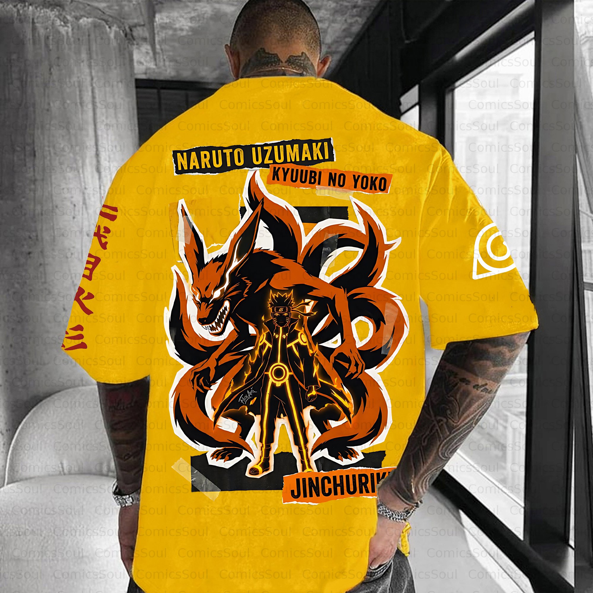 Unisex Anime Inspired Vintage T-Shirt