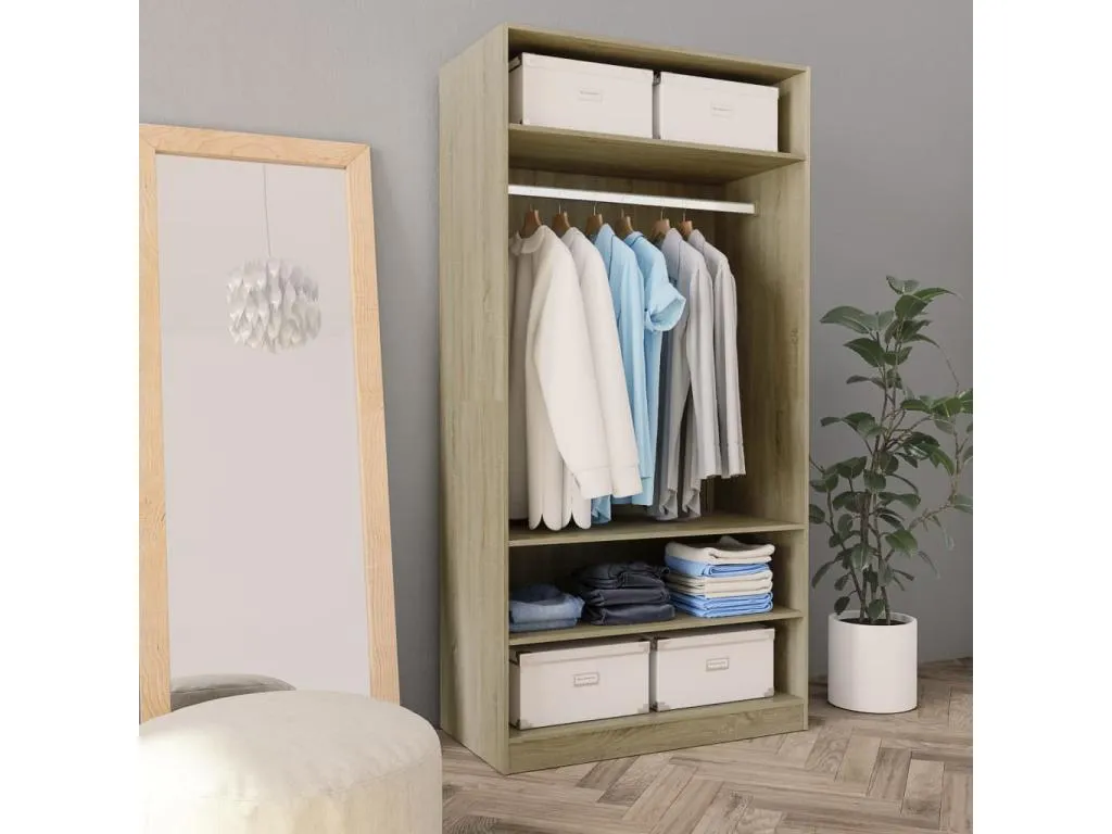 Armario de Lluesmahome contrachapada Lluesmahome 100x50x200 cm SMZD70249