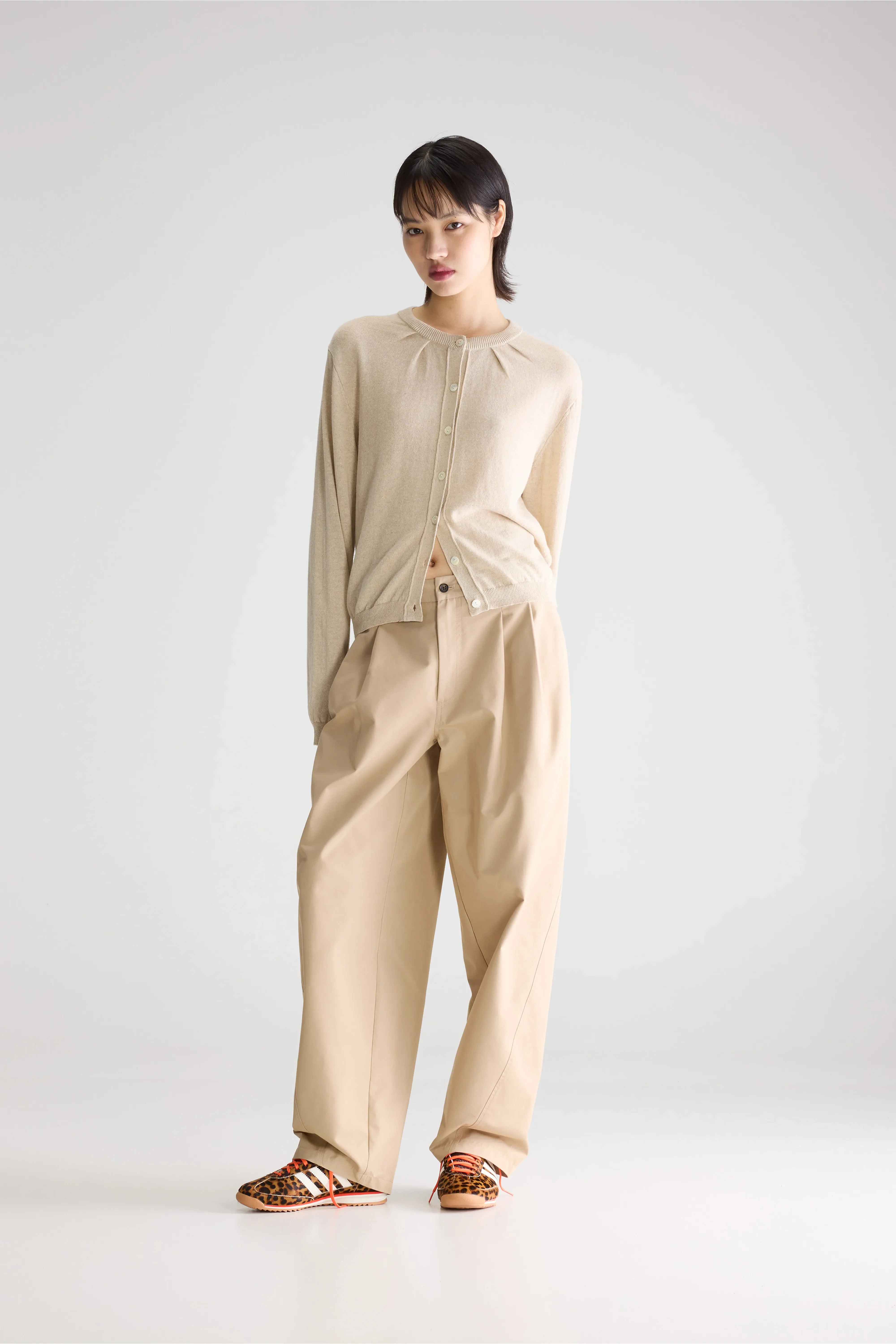 Bellerose North crewneck cardigan (261 / W / OATMEAL)