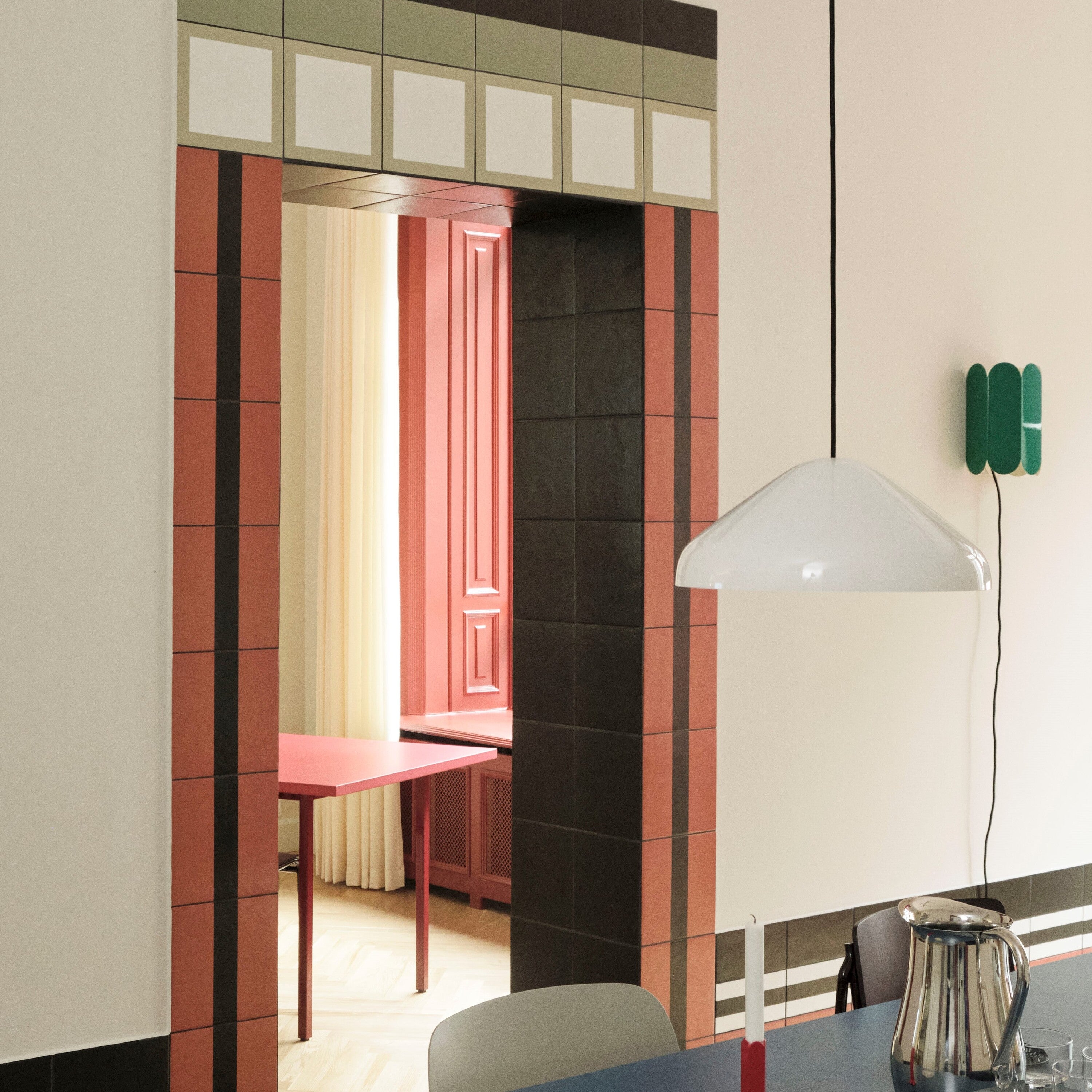 HAY Arcs Wandlamp - Sea Green