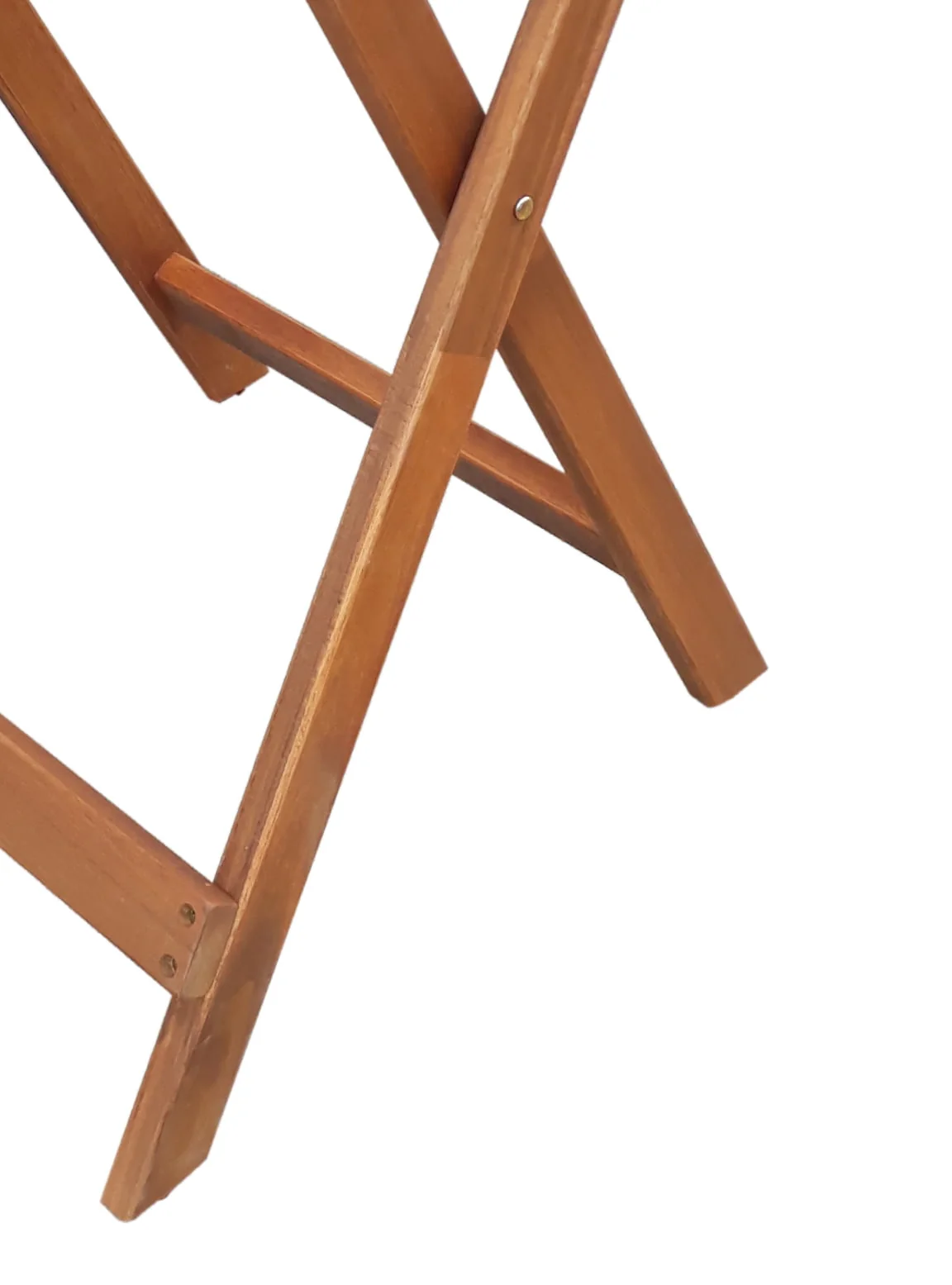 Mainstays Outdoor Patio 3-Piece Wood Bistro Set, Natural Color - Image 11
