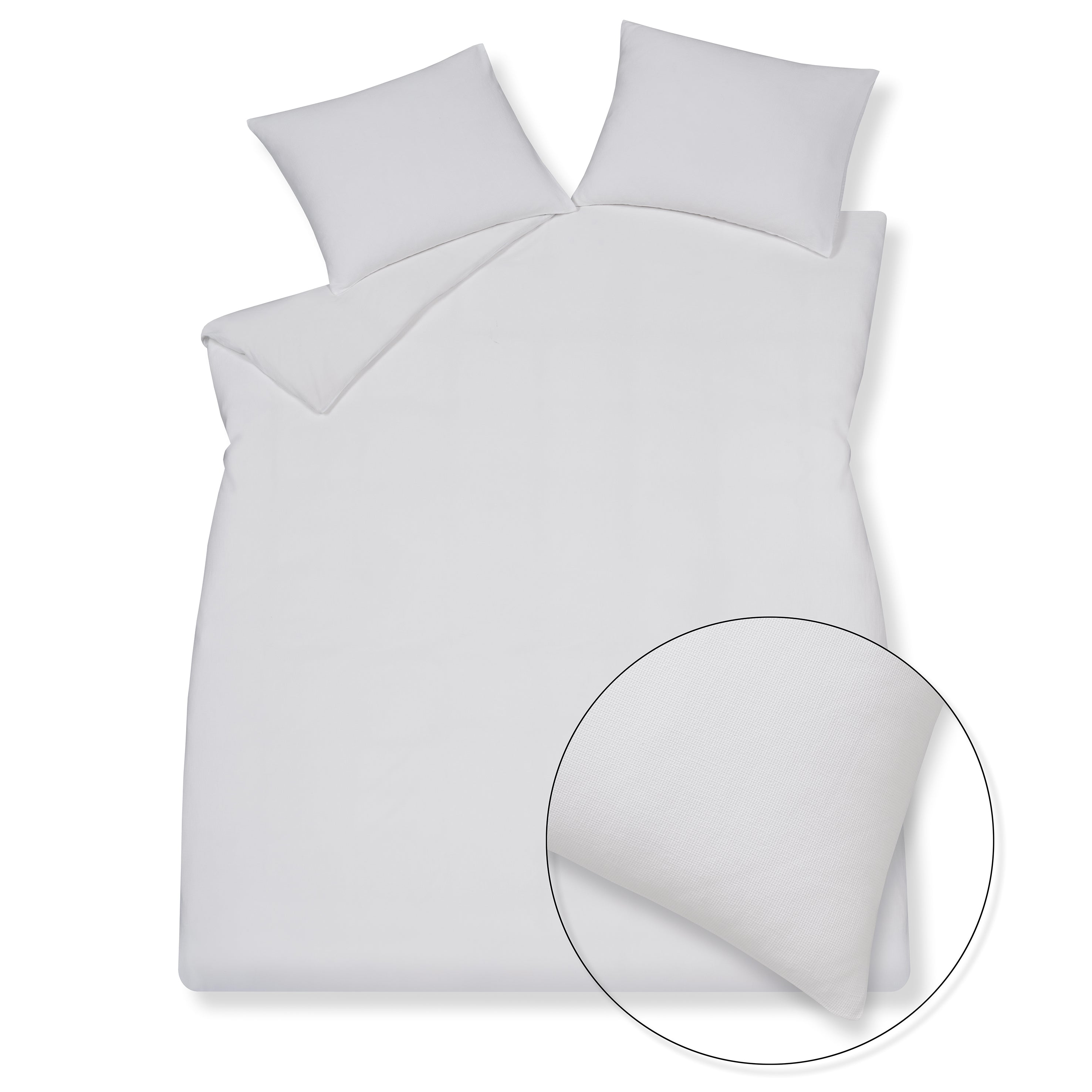 Vandyck Pure Dekbedovertrek 200x200/220 cm - White