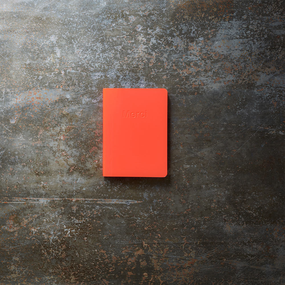 Carnet Merci - Fluo Orange