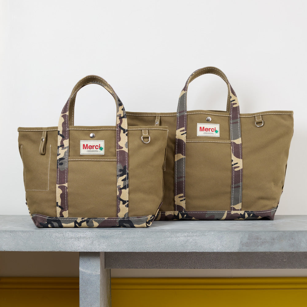 Merci - Cabas Candide en canvas - Camo