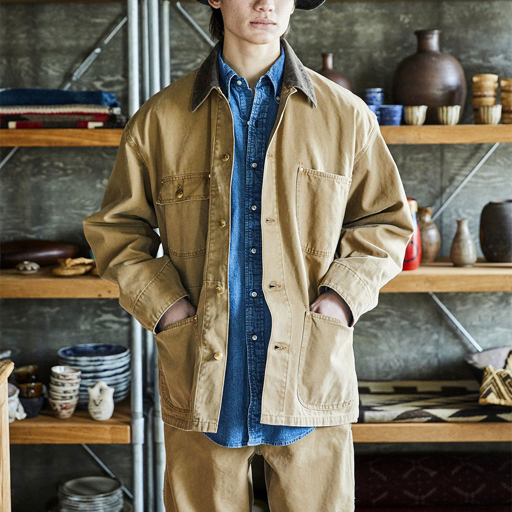 OrSlow - Veste Relax Fit Oxford - Marron