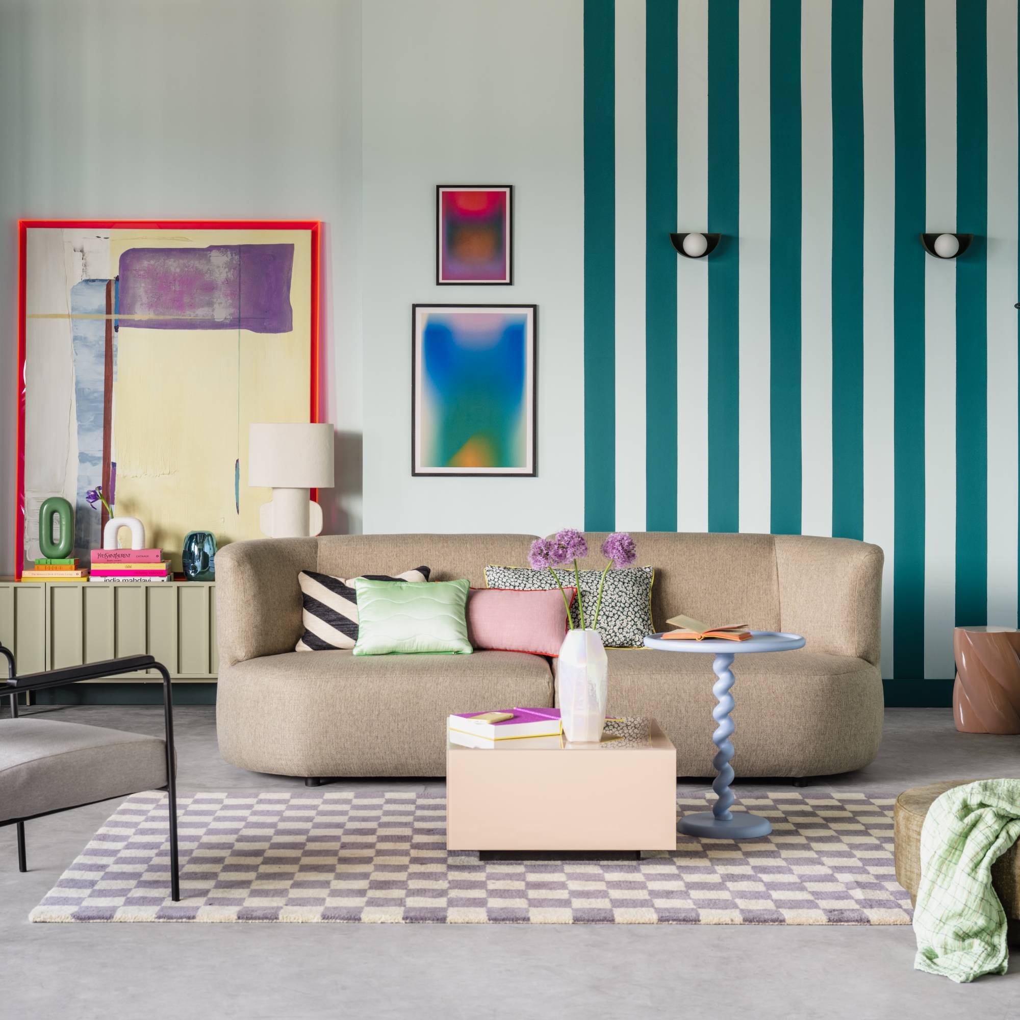 HKliving Mirror Block Salontafel - Nude