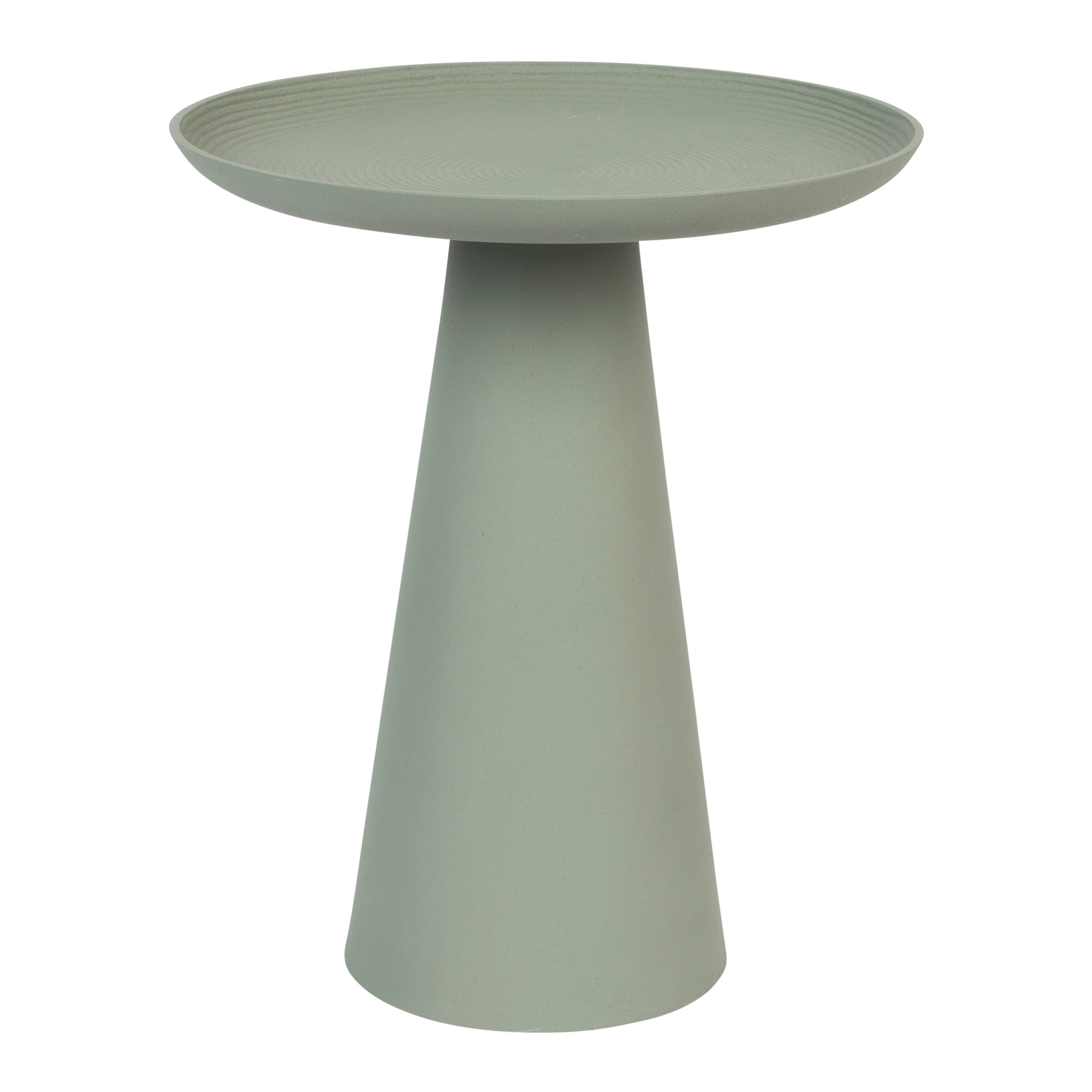 Blokker basic Tira Bijzettafel - Groen - Ø 34,5 cm