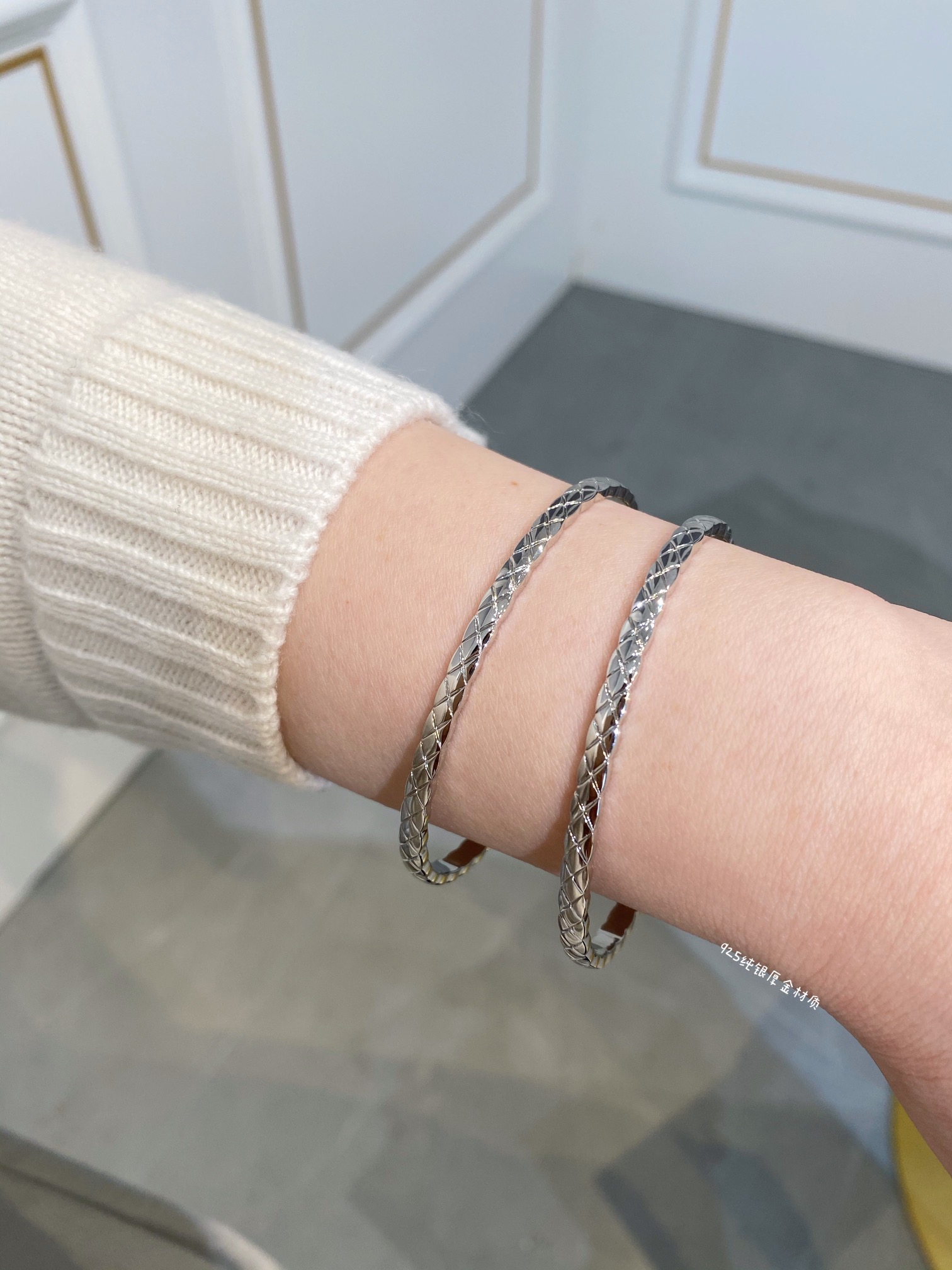 Chanel Coco Crush Open Cuff Bangle Bracelet - Original Replica Club