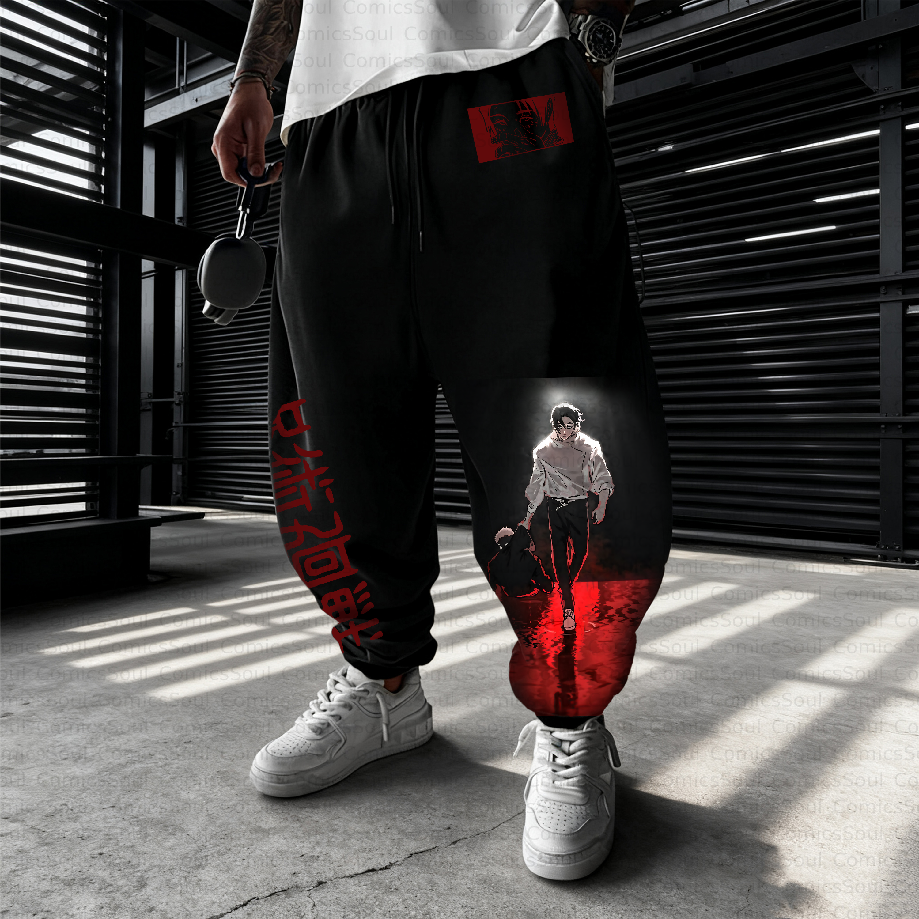 Unisex Casual Anime Streetwear Pant