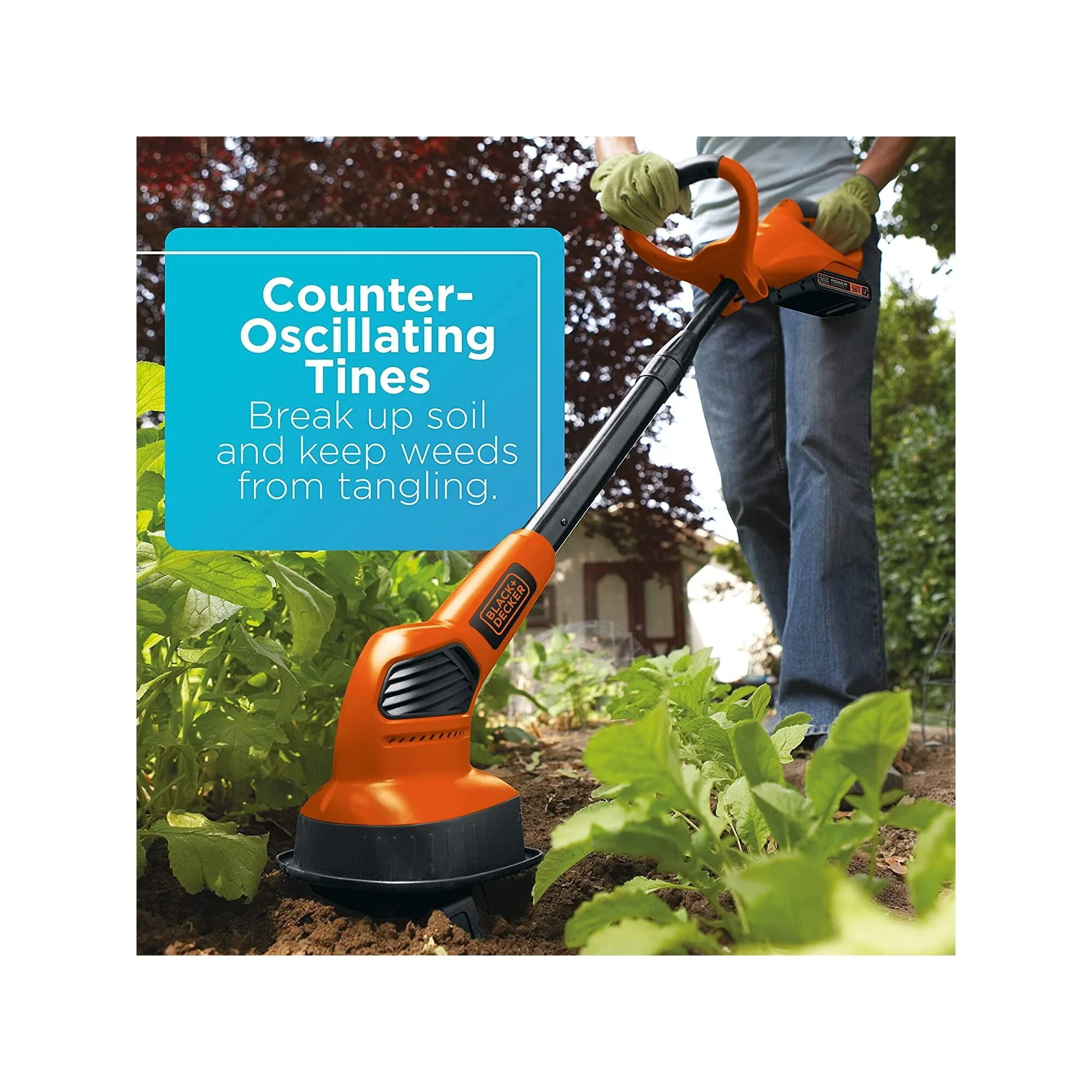 Black+Decker Lgc120 - 20V Max Lithium Garden Cultivator - Image 8