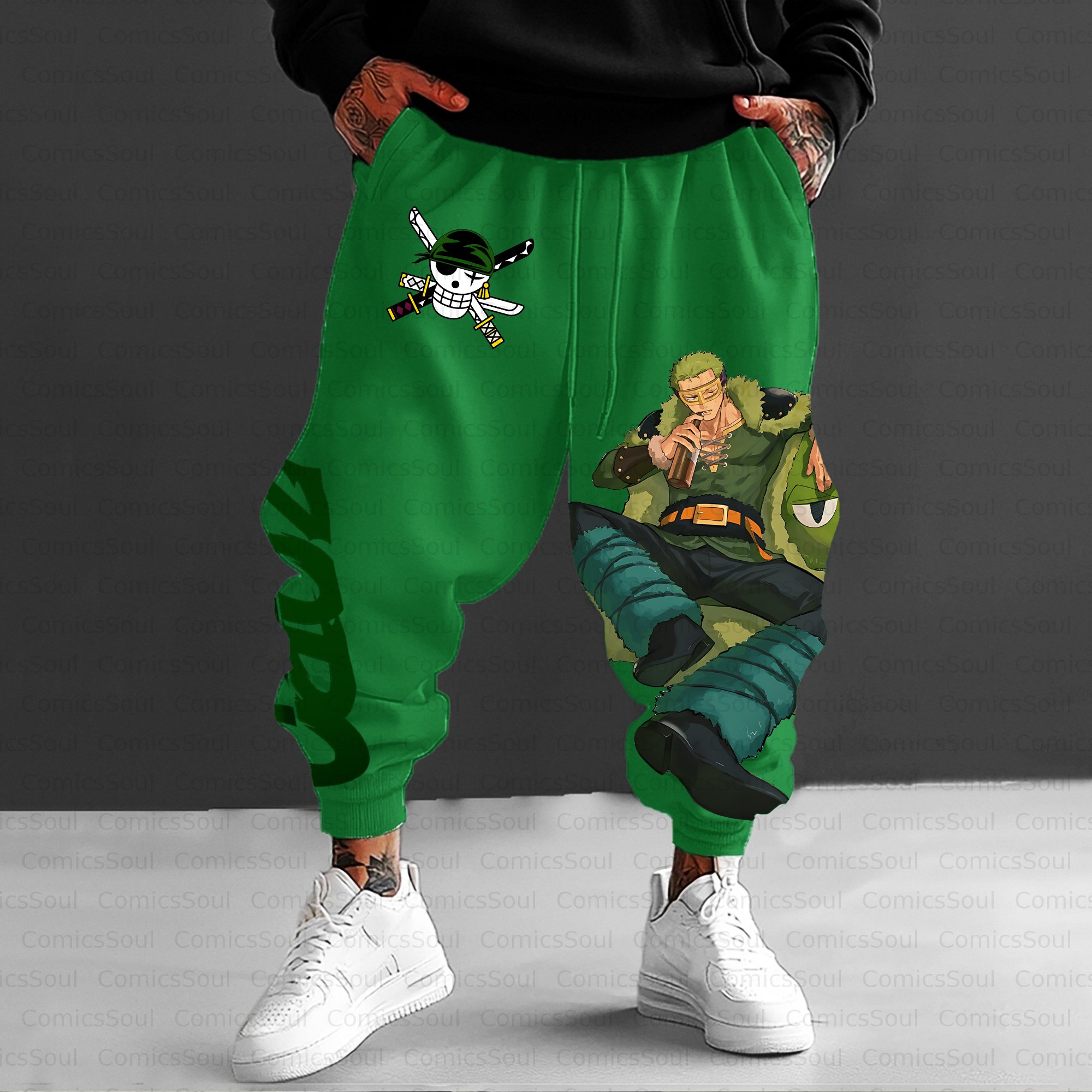 Unisex Casual Anime Streetwear Pant