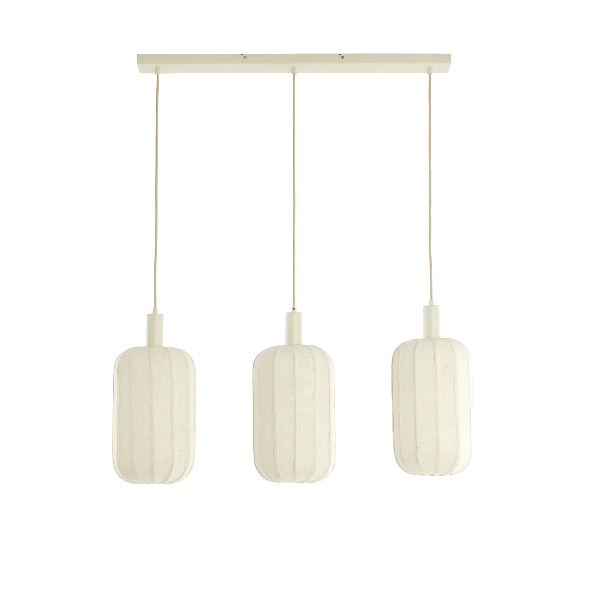 Light & Living Hanglamp Tufia - Wit - 80x21x34cm