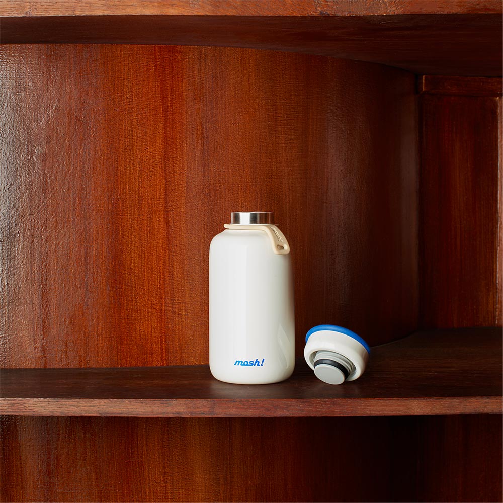 Gourde en acier inoxydable - Blanc