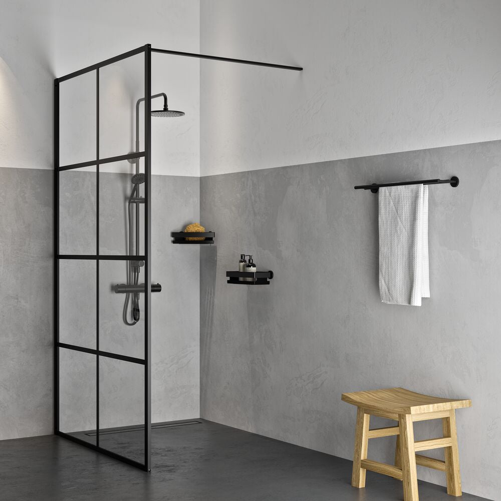 Tiger Noon Douchemand Hoek 22 cm - Zwart