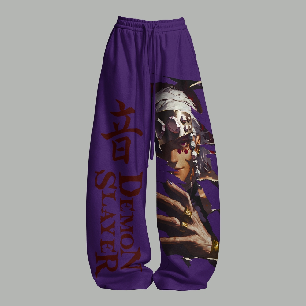 Demon Slayer Top & Elasticated Trousers Two-Piece Set