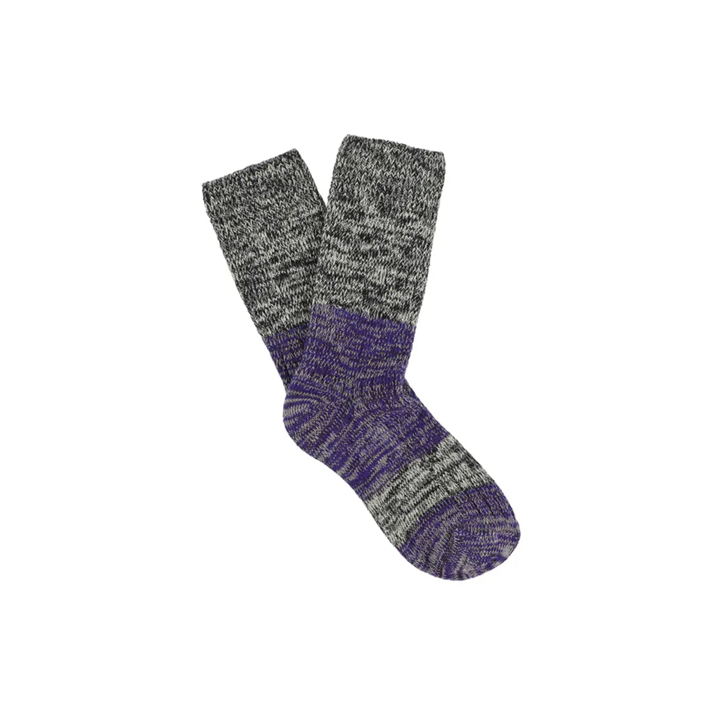 Escuyer - Chaussettes Mélange - Violet bleu