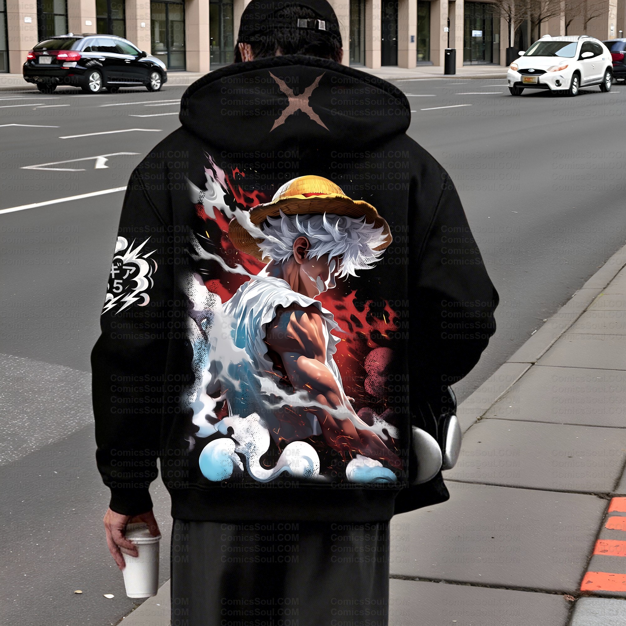 Unisex Graphic Streetwear Vintage Zipper Cardigan Plush Hoodid TeeThreads Sustain the Scene with Custom Apparel