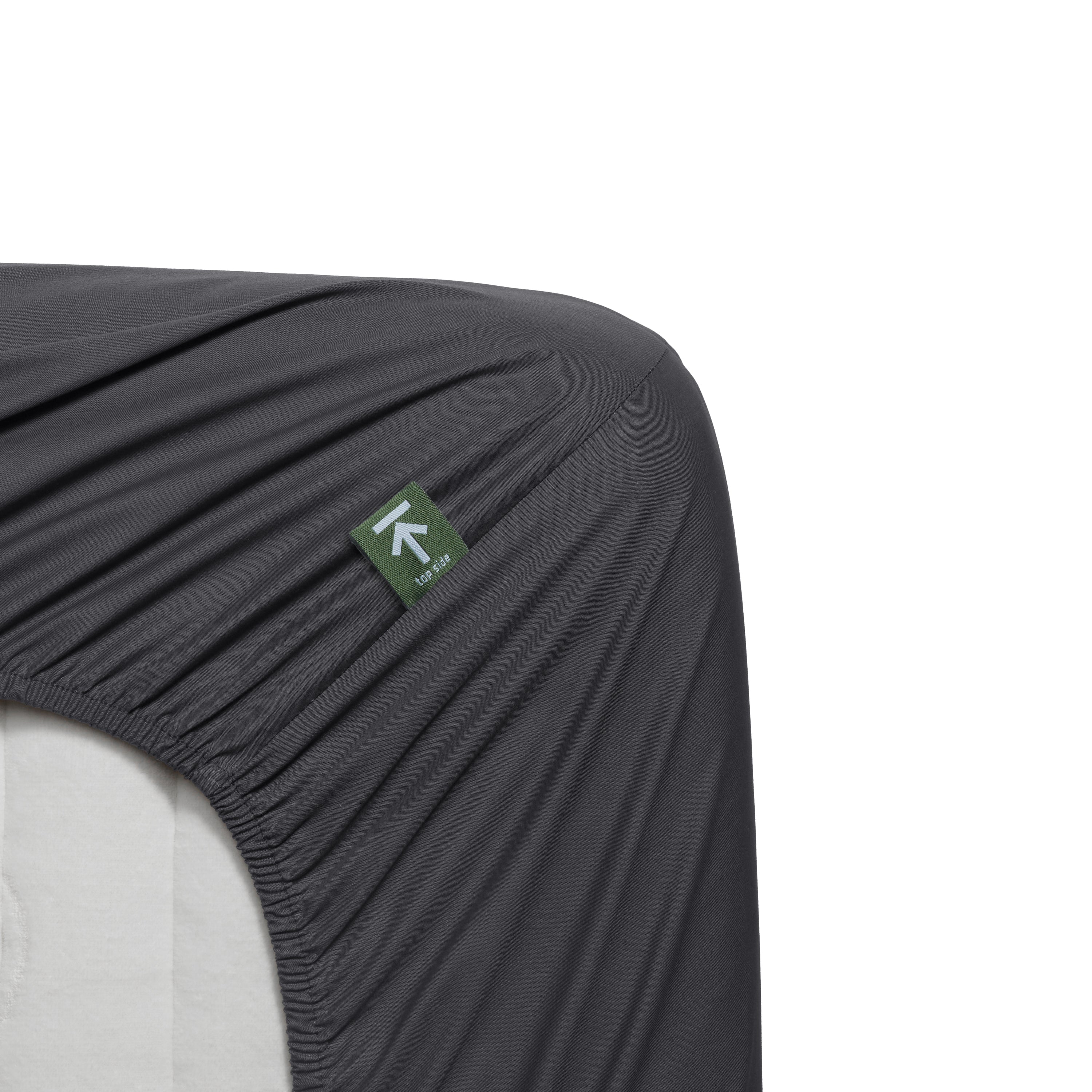 Beddinghouse Percale katoen - Topper Hoeslaken - 180x200 - Antraciet