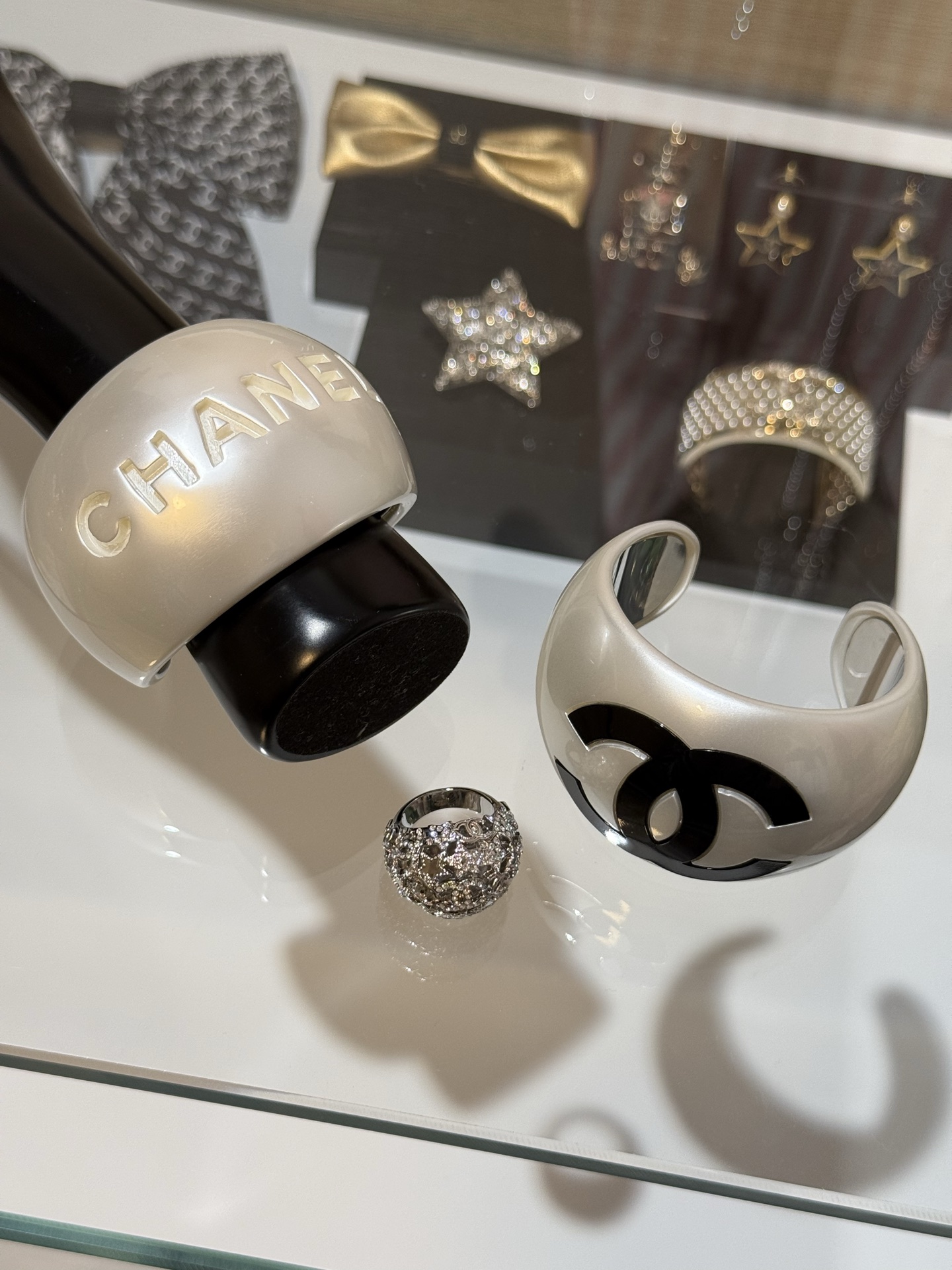 Personality Chanel 25C Wide Bracelet CC Cuff Bangle - Original Replica Club