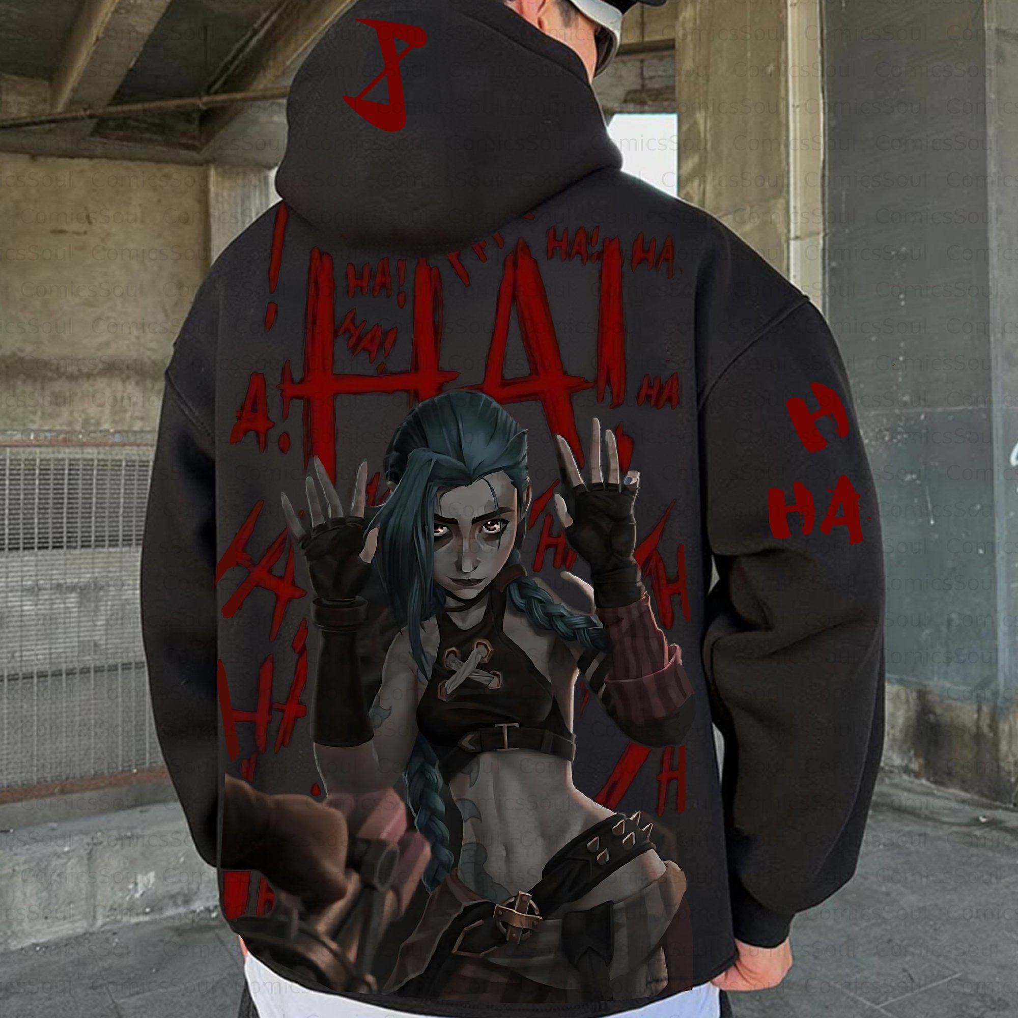 Unisex Anime Inspired Vintage Plush Hoodie