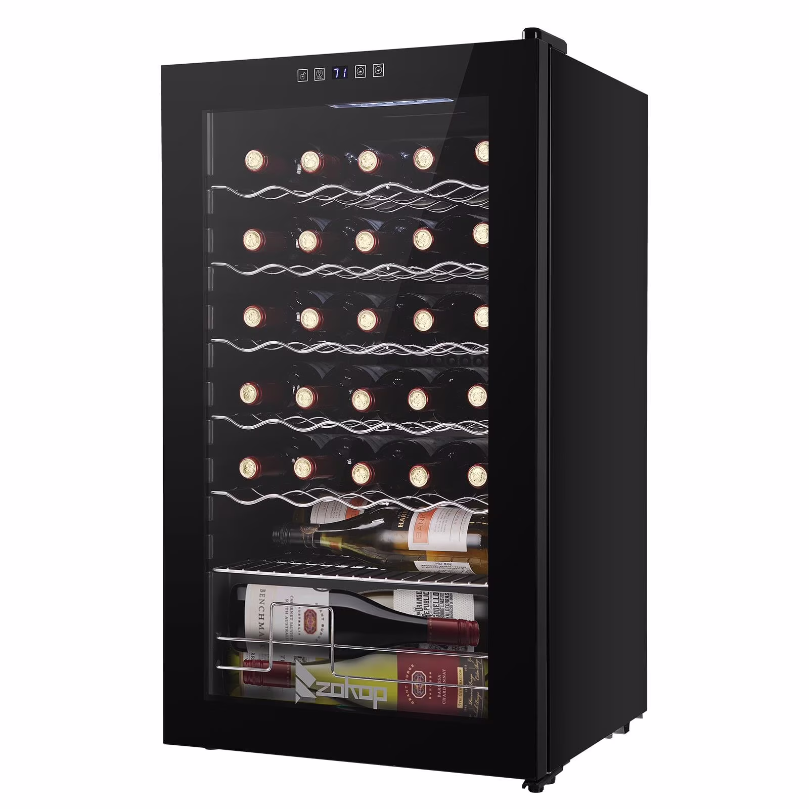 Ktaxon 18 Bottle Compressor Wine Cooler Freestanding Wine Fridge, Fast Cooling, Low Noise - Image 5