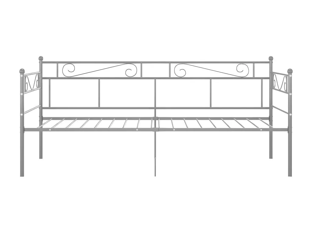 Estructura de sofá cama de Patriciabaezcasa gris 90x200 cm