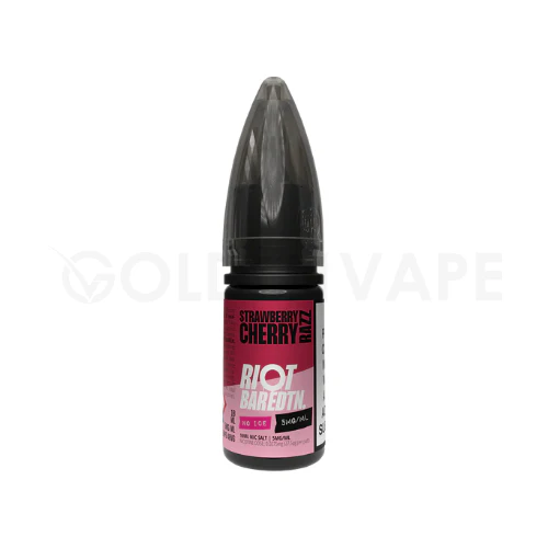 Strawberry Cherry Razz 10ml Nic Salt E-liquid by Riot Bar Edtn