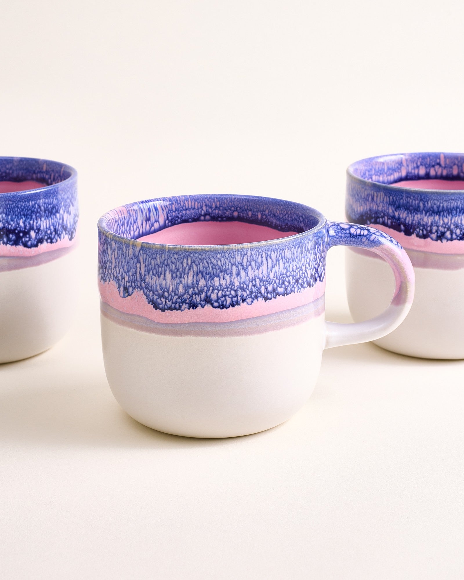 Coimbra Tasse groß blau lila 6er-Set