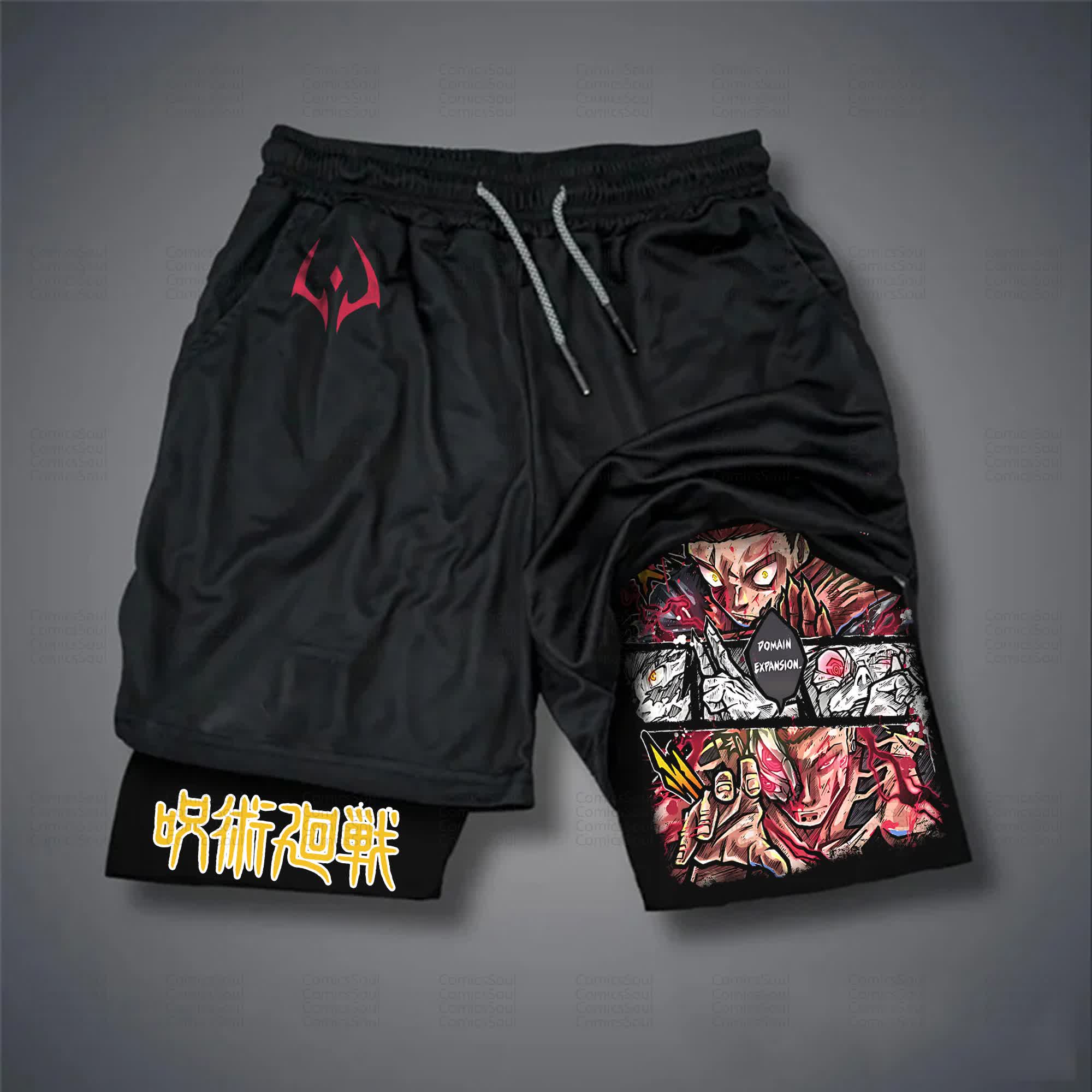 Unisex Casual Anime Streetwear Shorts 丨Comicssoul