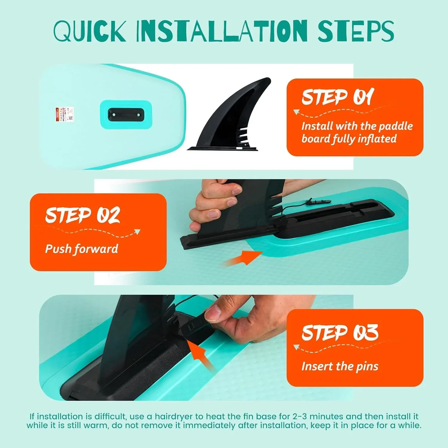 FunWater Inflatable Stand Up Paddle Board, 11 ft x 32 in x 6 in - SUP Paddle Accessories - Image 85 FunWater Inflatable Stand Up Paddle Board, 11 ft x 32 in x 6 in - SUP Paddle Accessories - Image 85