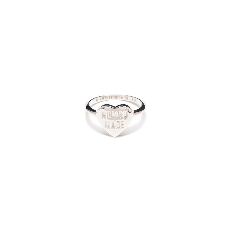 HUMAN MADE HEART SILVER RING