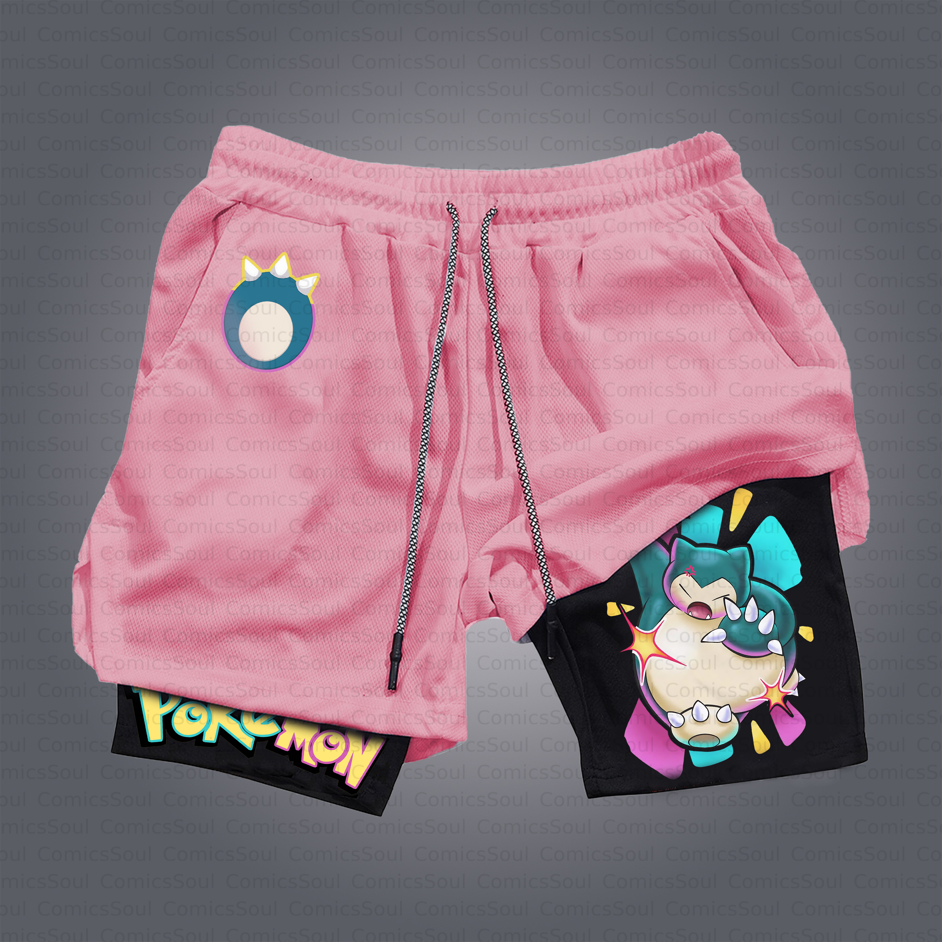 Unisex Casual Anime Style Shorts