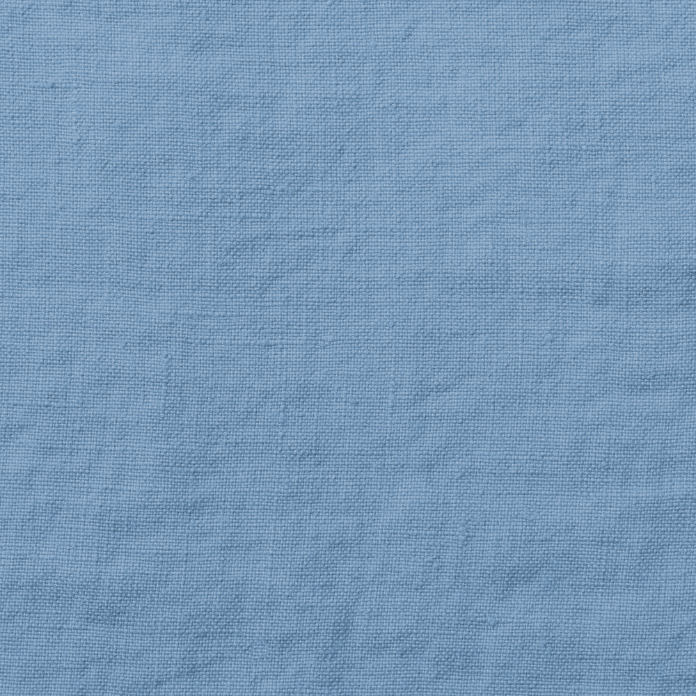Coussin rectangle en lin lavé - Bleu Primaire