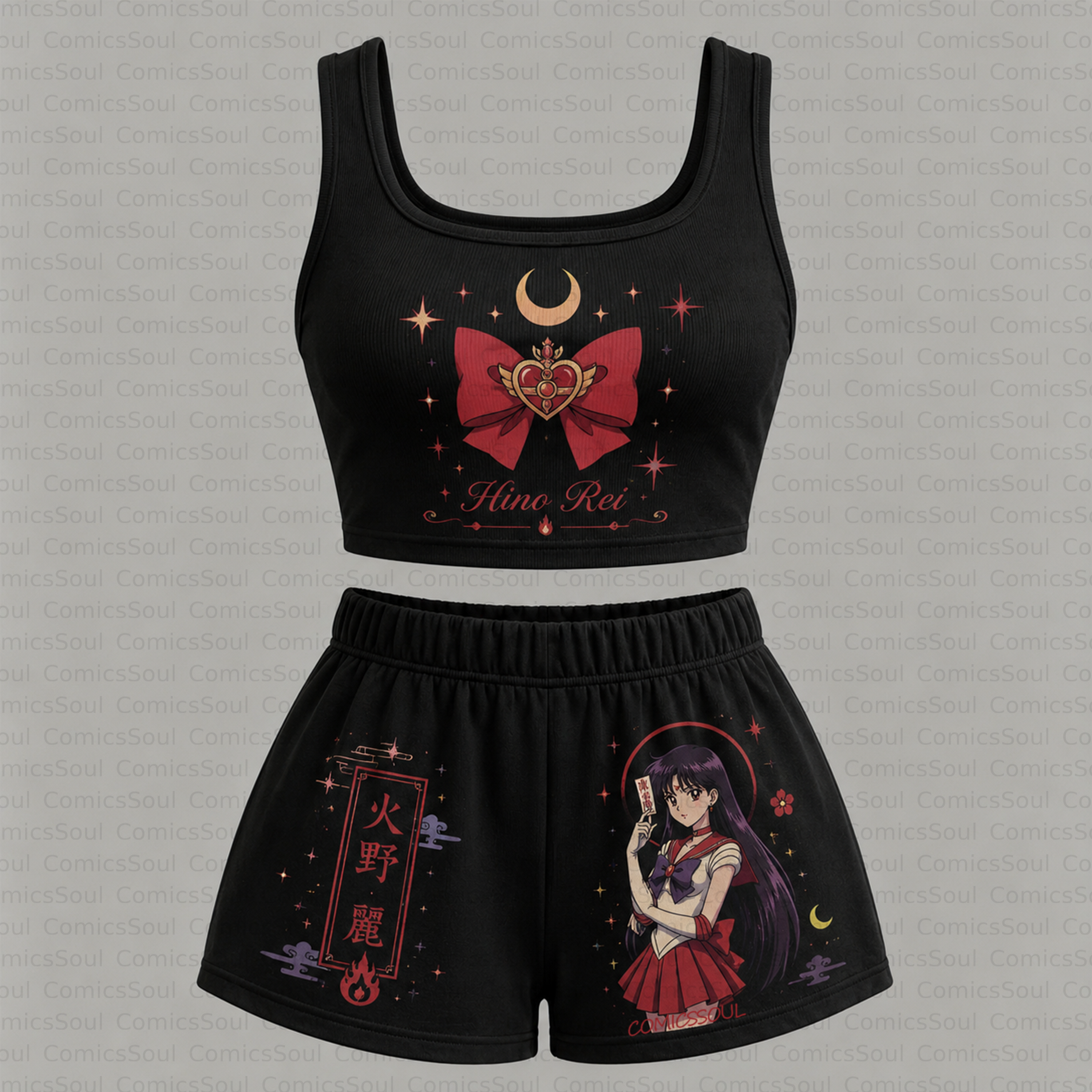 Sailor Moon Vest and shorts Two-Piece Set