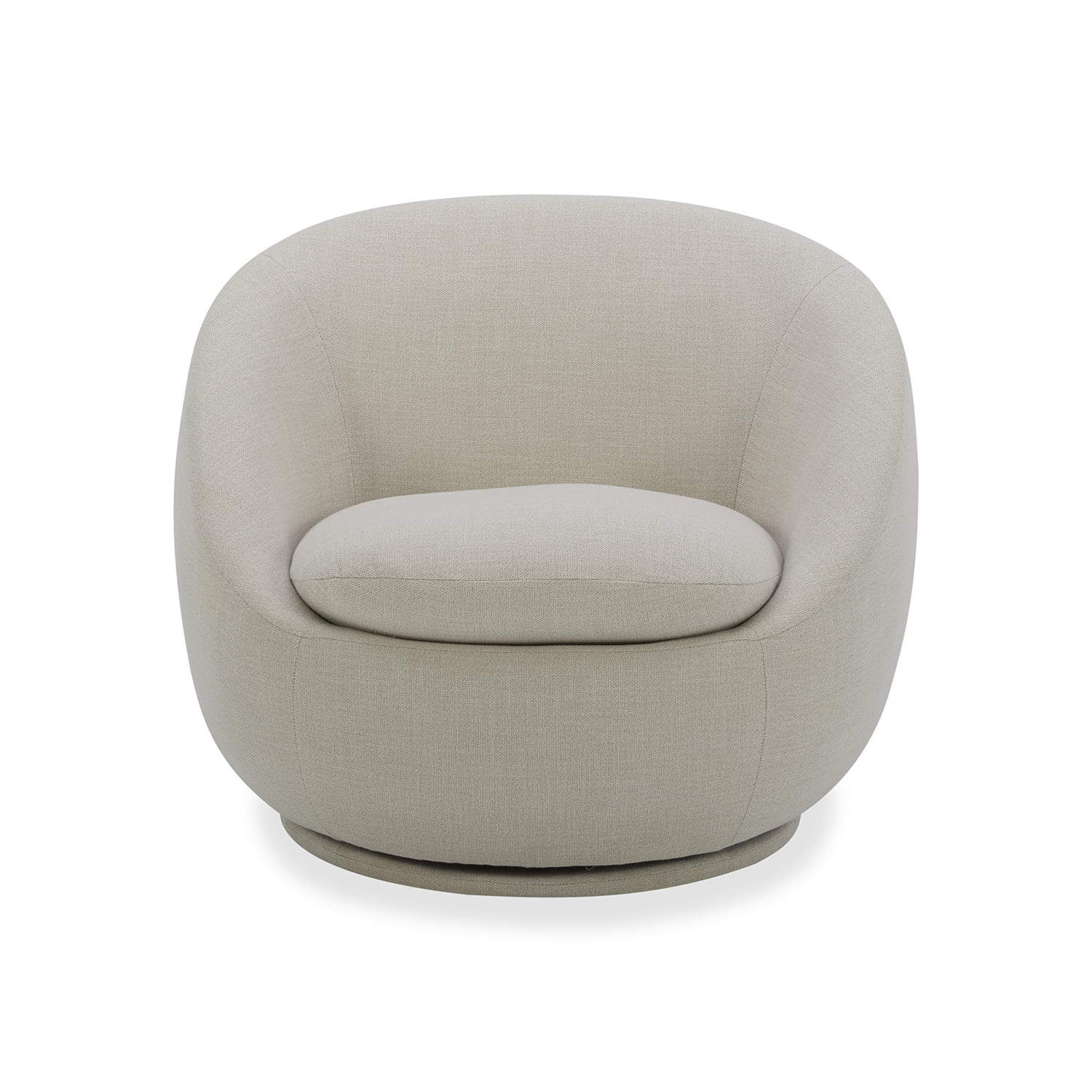 Better Homes & Gardens Mira Swivel Accent Chair, Cream Shearling - Image 37