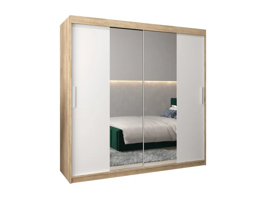 Armario Luxmbls 1 de puertas correderas 200/200/62 2 puertas (Luxmbls/blanco) JDSM62527