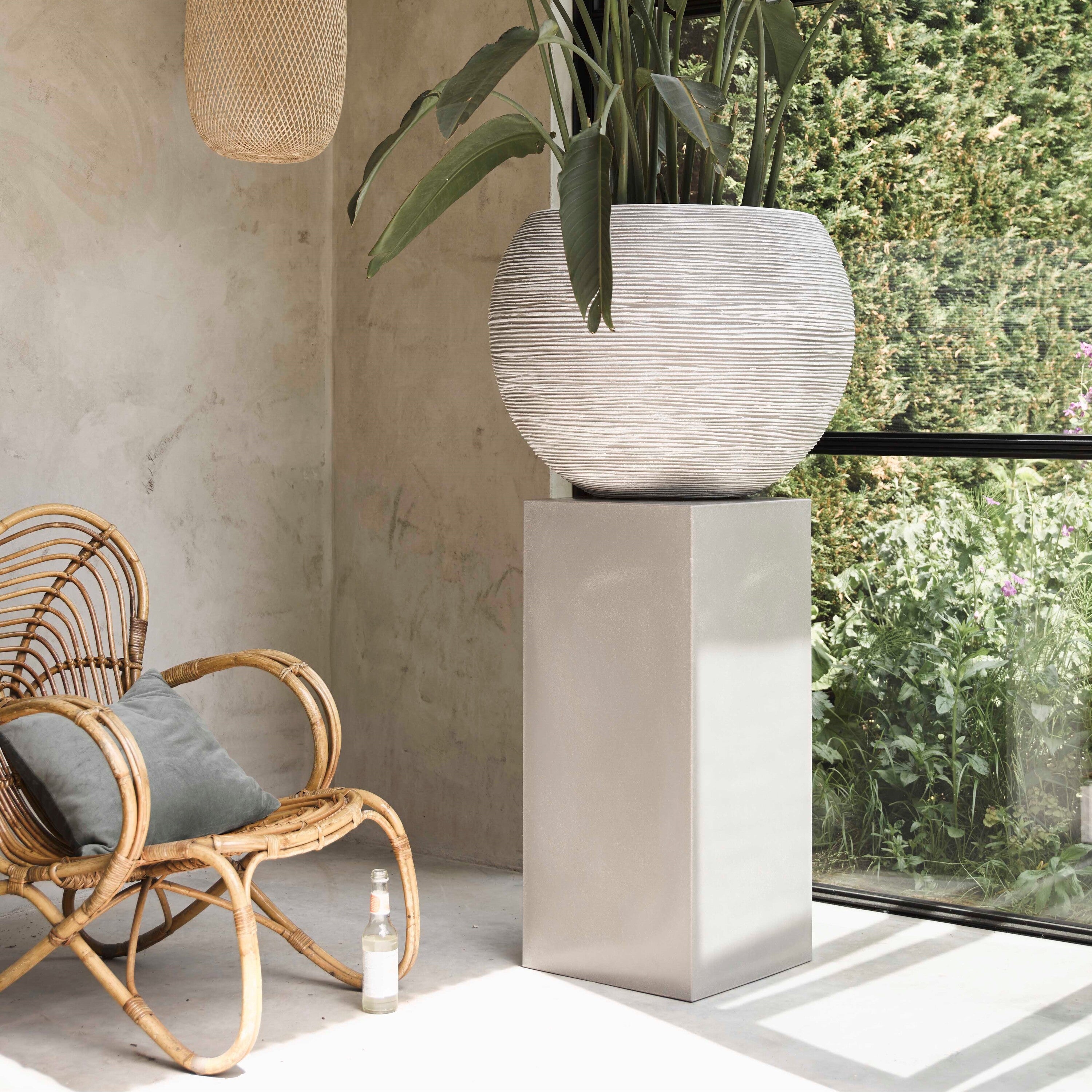 Capi Europe Nature Rib Vaas Rond Bloempot 62 cm