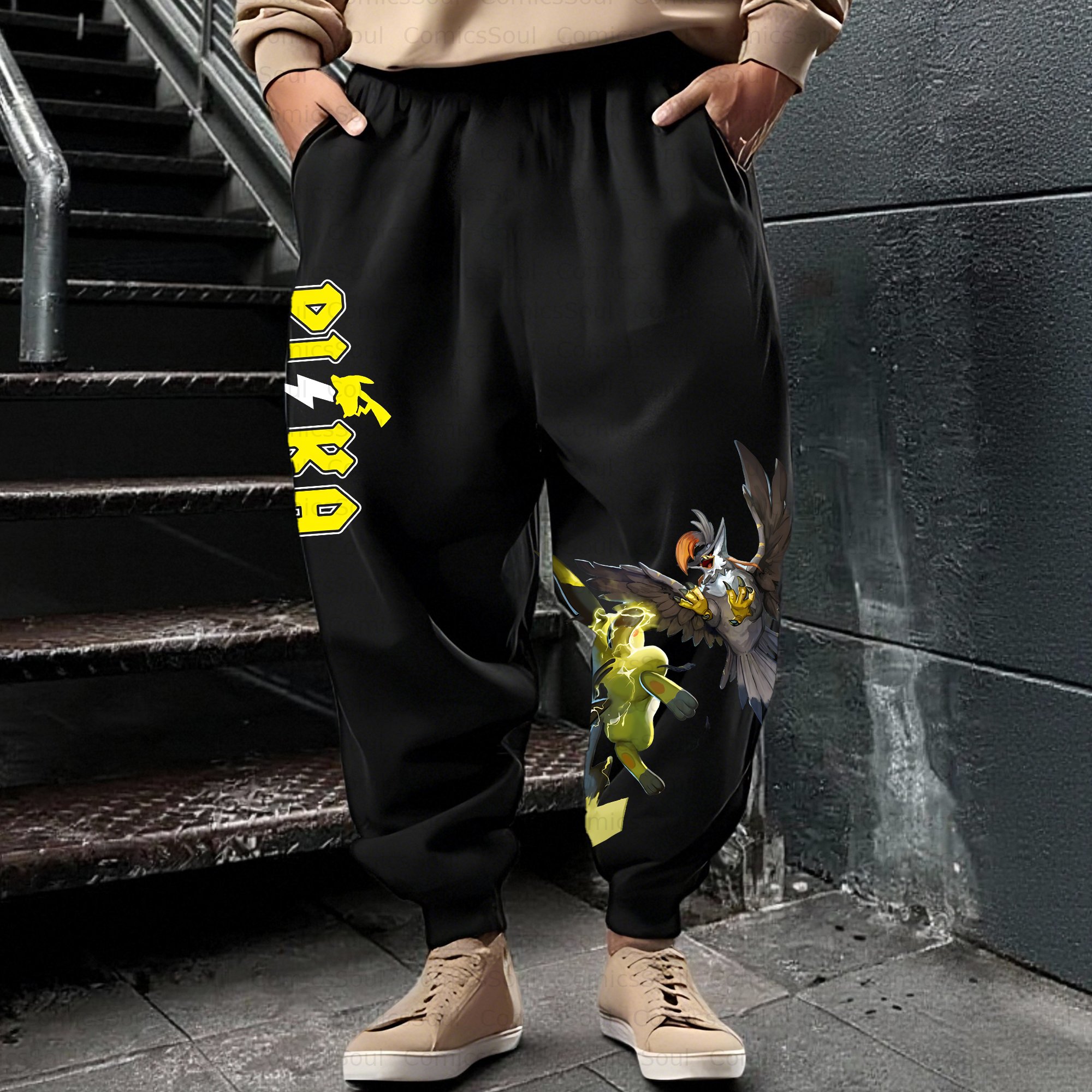 Unisex Casual Anime Streetwear Pant