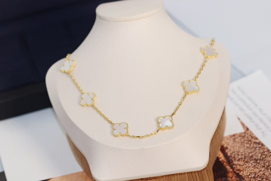 VCA Vintage Alhambra Necklace, 10 Motifs - Original Replica Club