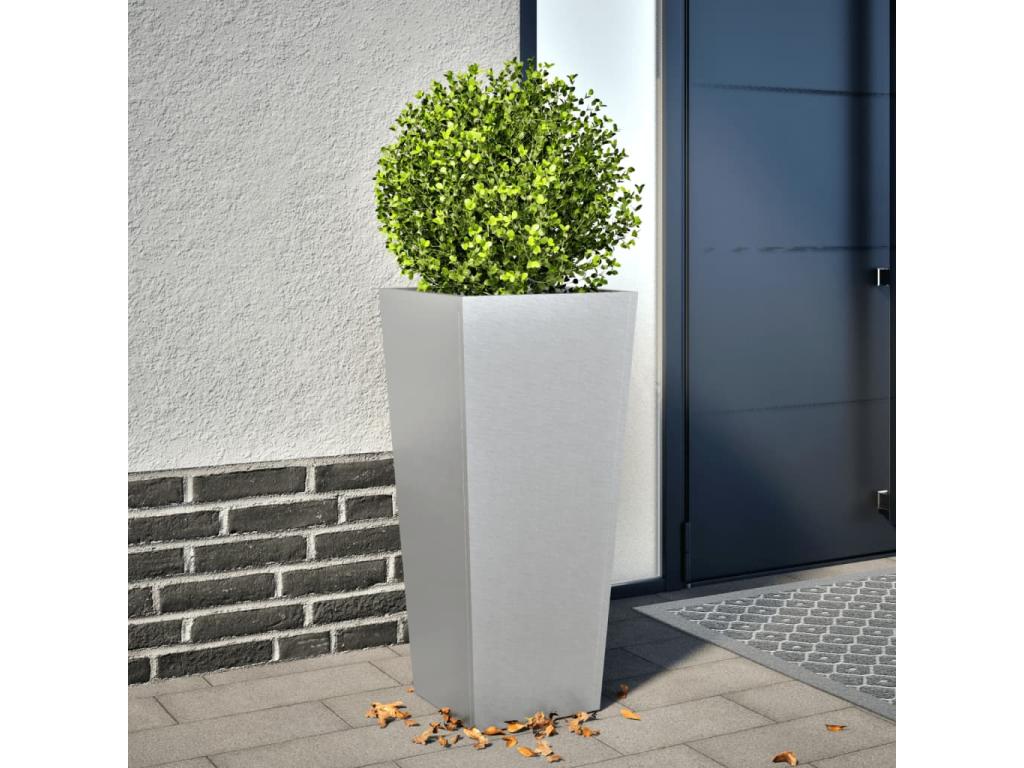 Decoratodo de acero inoxidable 35x35x75 cm