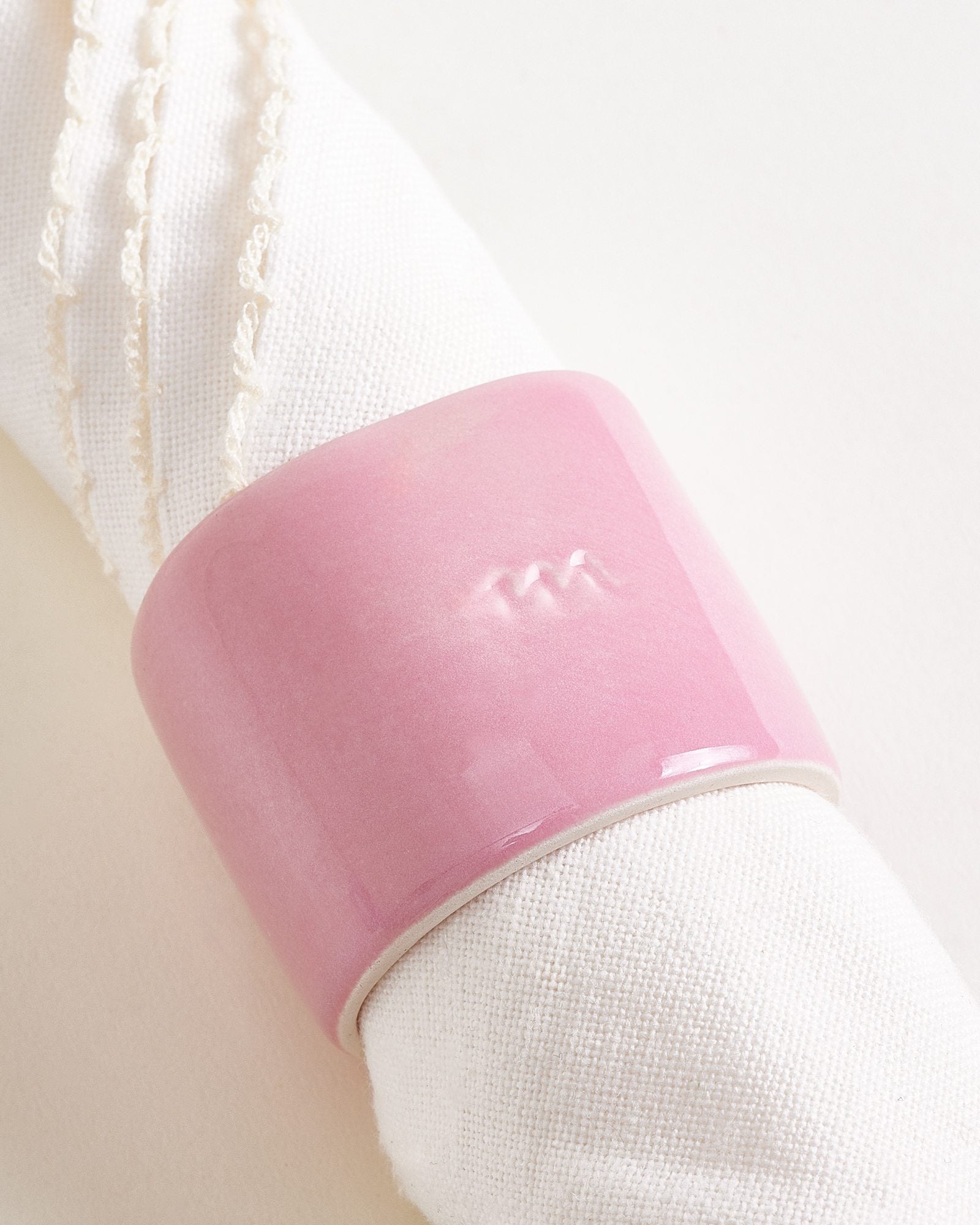 Faro Serviettenring rosa 4er-Set