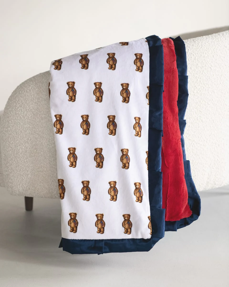 Patriotic Bear Blanket