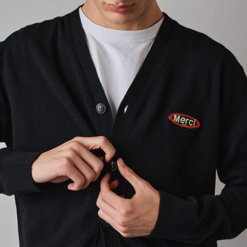 Merci - Cardigan Charlie - Noir