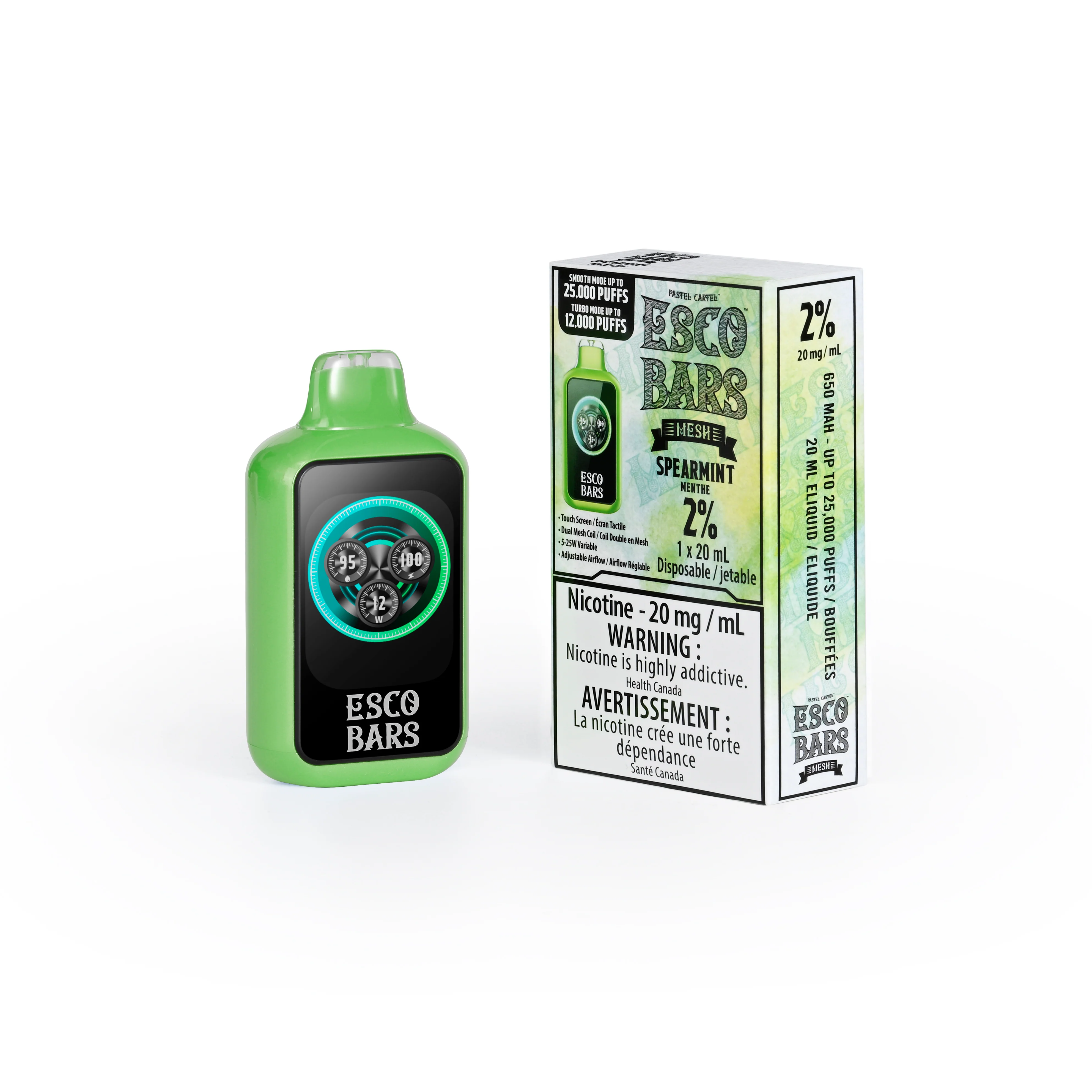 spearmint vape disposable IVG Max Bar Rainbow 3000 Puffs Price in Pakistan