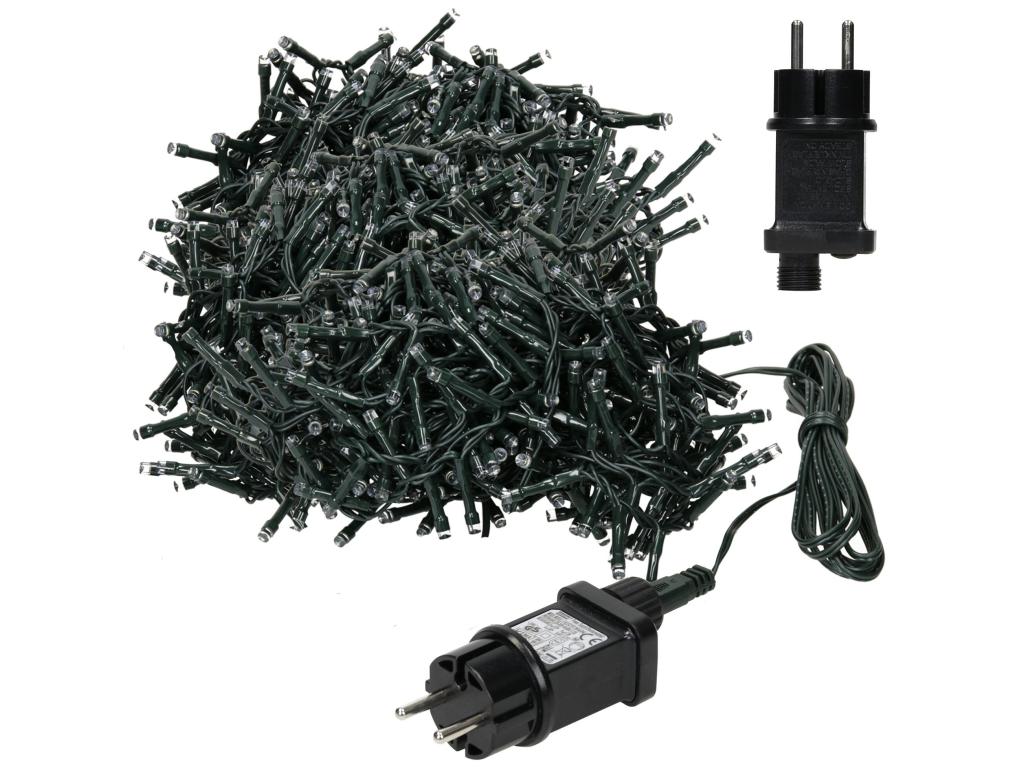 Cadena de luces navideñas árbol de navidad 11m 560 LED Luz exterior interior