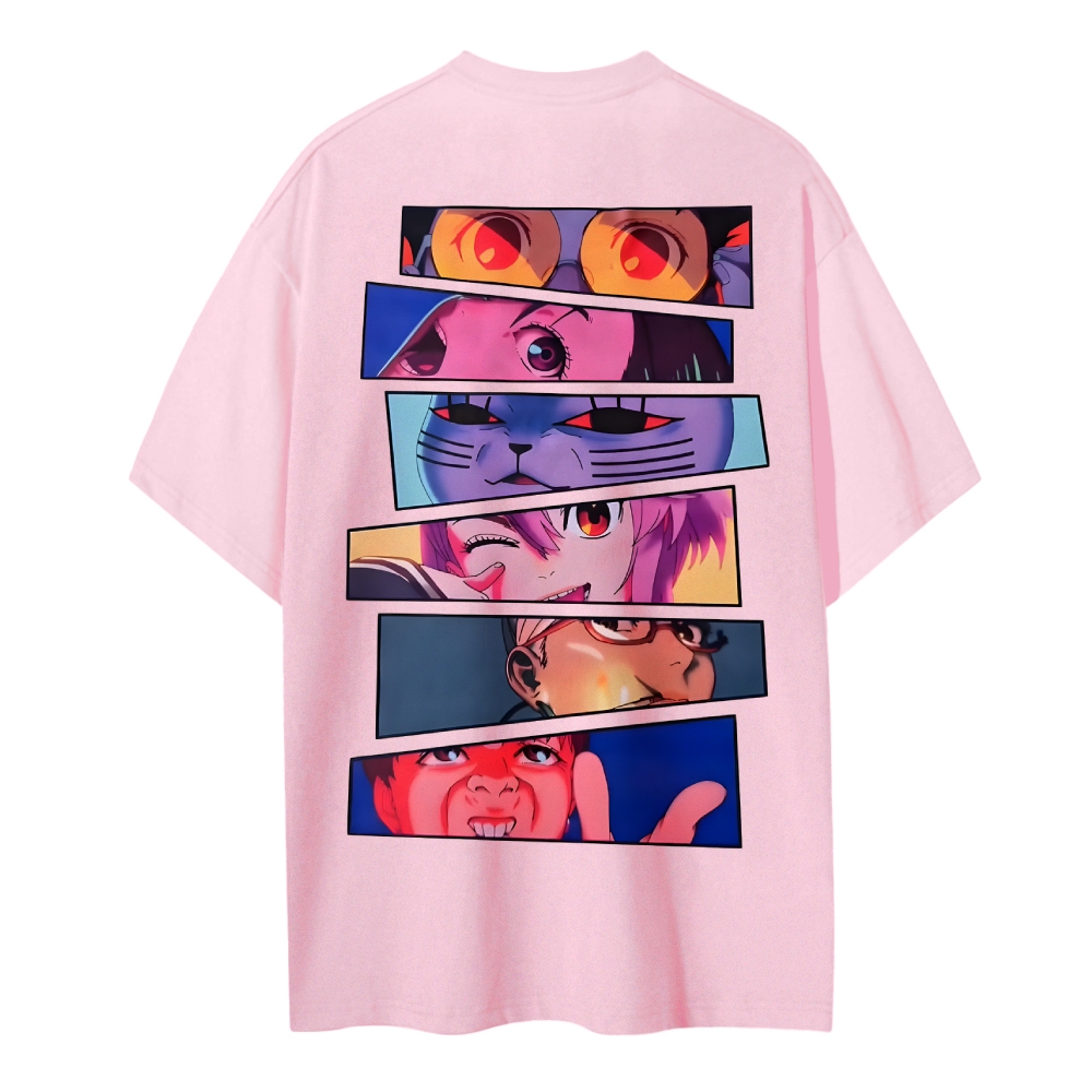 DANDADAN Cotton Unisex Round Neck Anime T-shirt TeeThreads Sustain the Scene with Custom Apparel