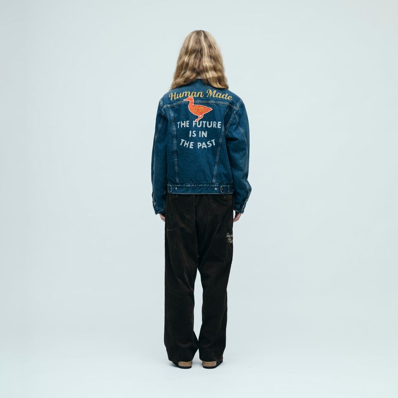 HUMAN MADE BOA LINED DENIM JACKET