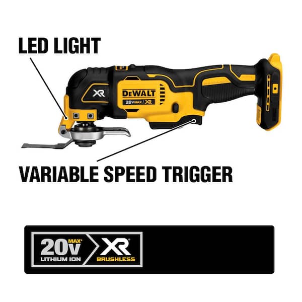 20V MAX Cordless 10 Tool Combo Kit with (2) 20V 2.0Ah Batteries, Charger, and Bag - Image 12